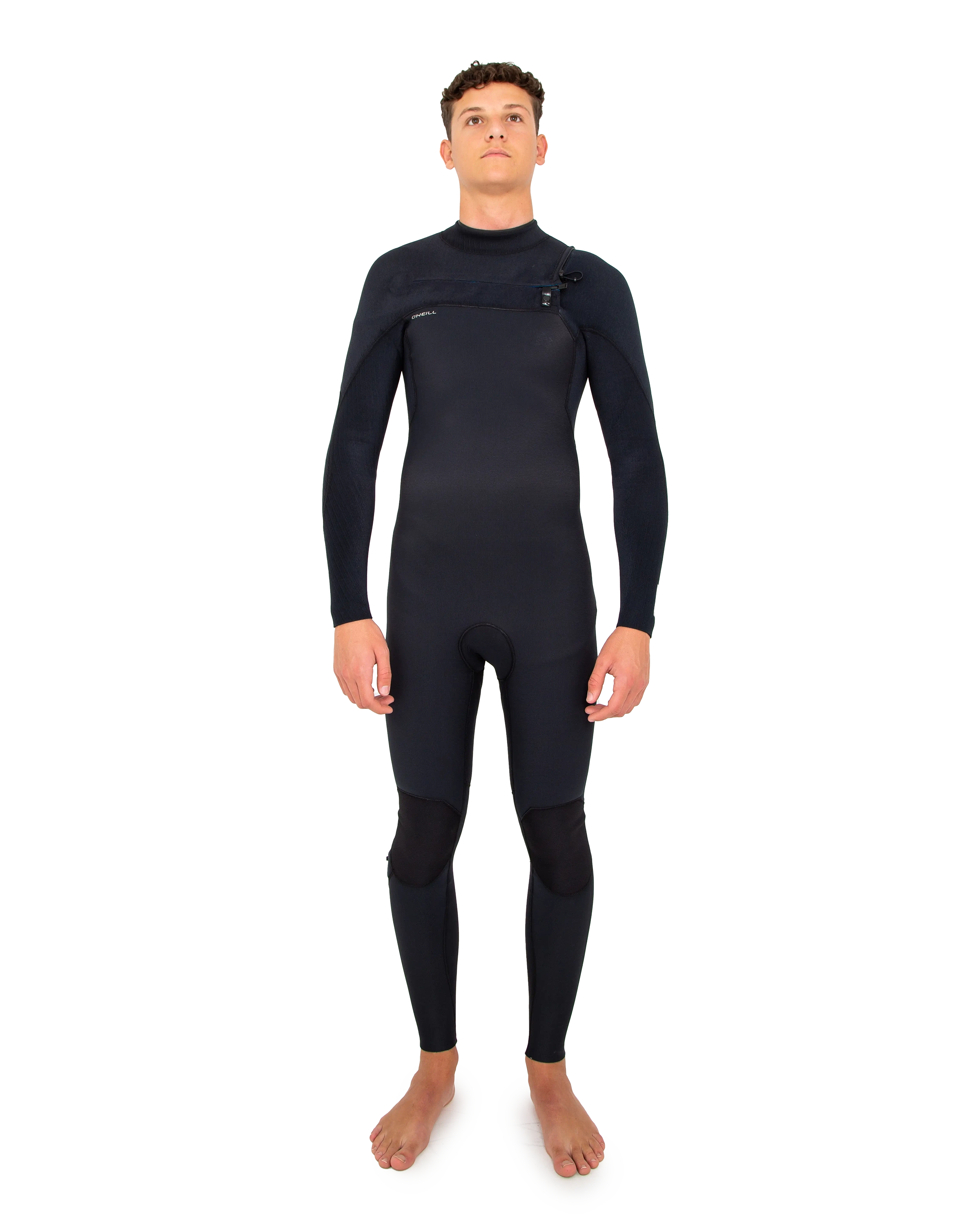 Hyperfreak 4/3mm+ Chest Zip Wetsuit In Black