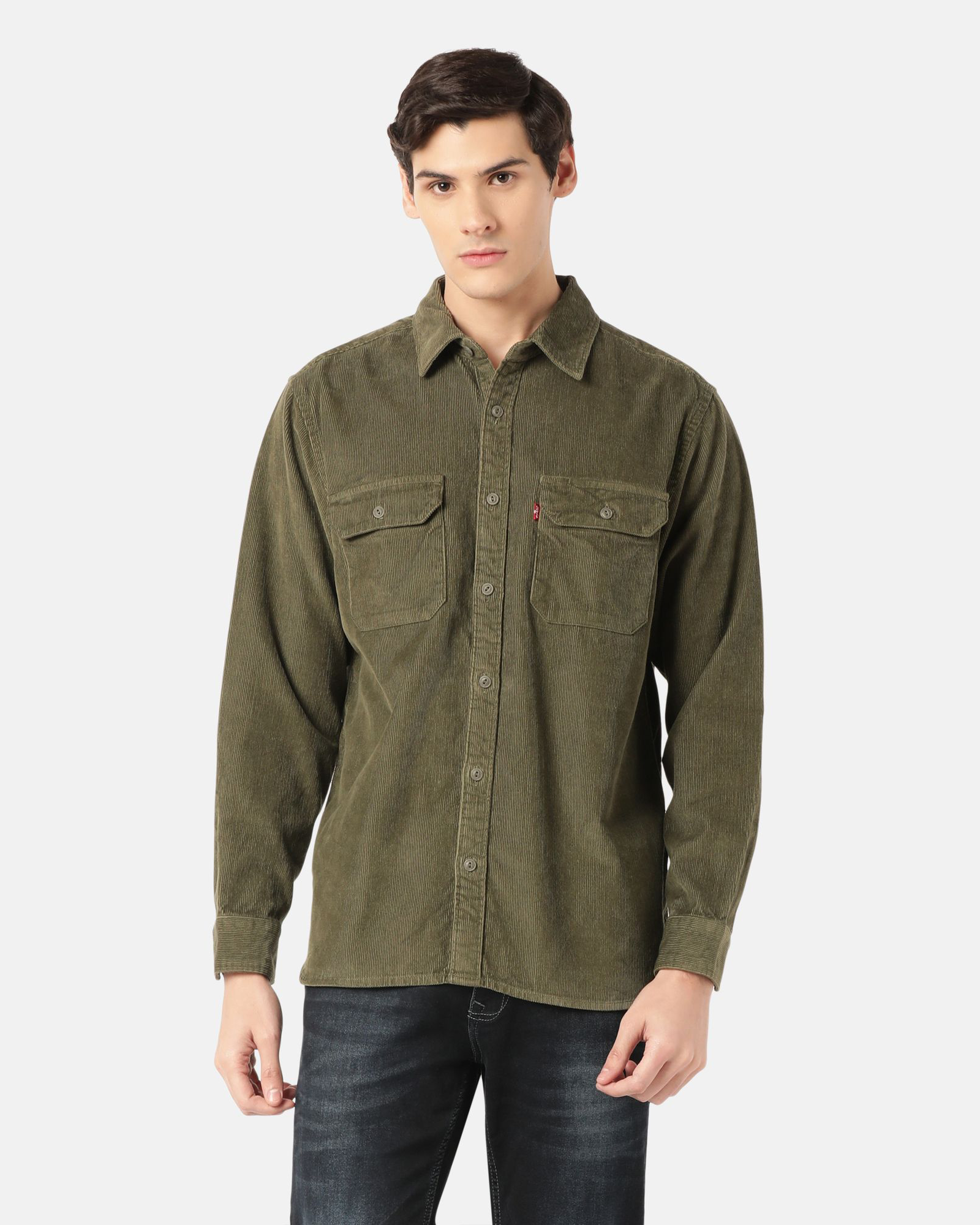 Jackson Work Jacket In Olive Night