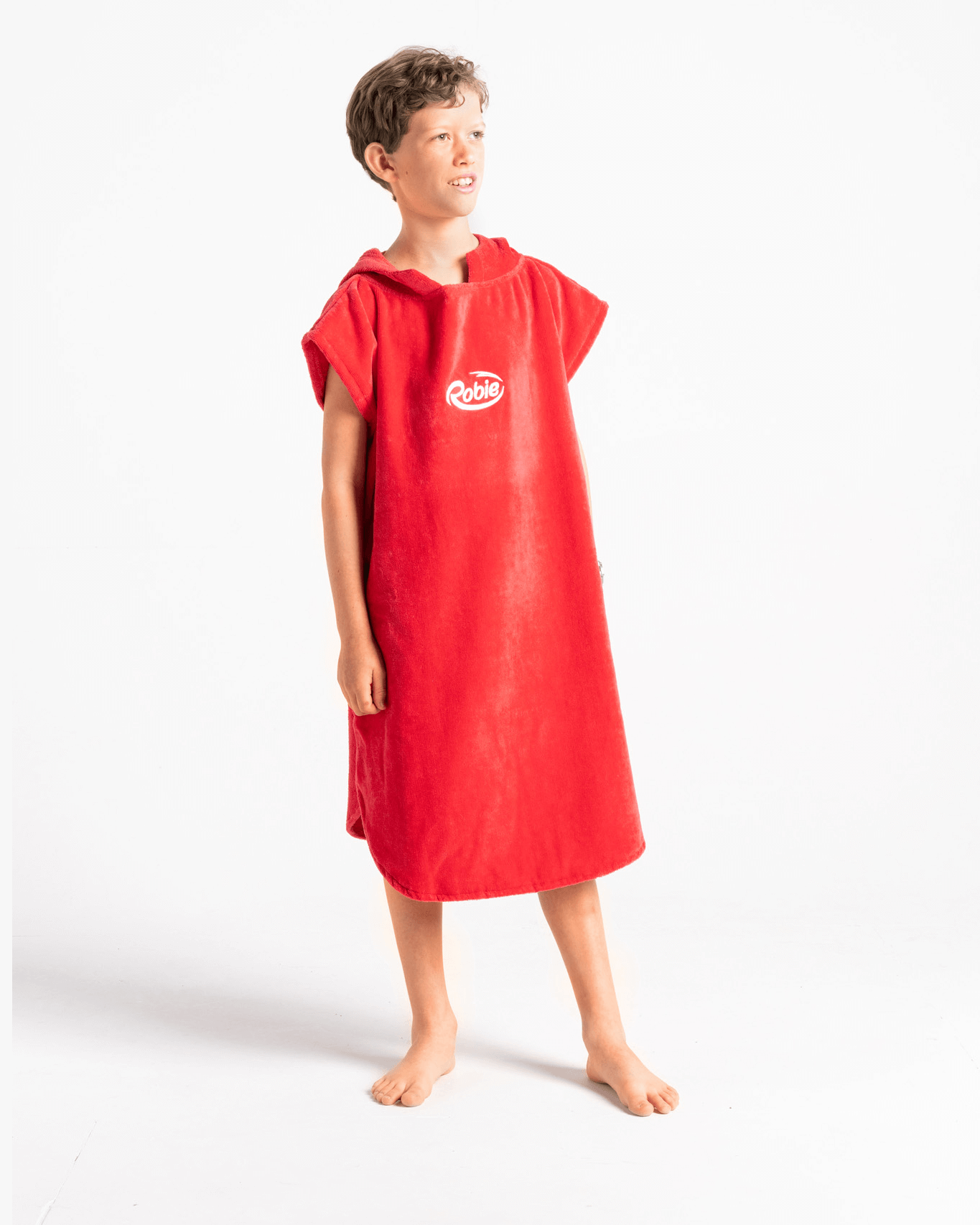 Junior Original-series Short Sleeve Changing Robe In Coral