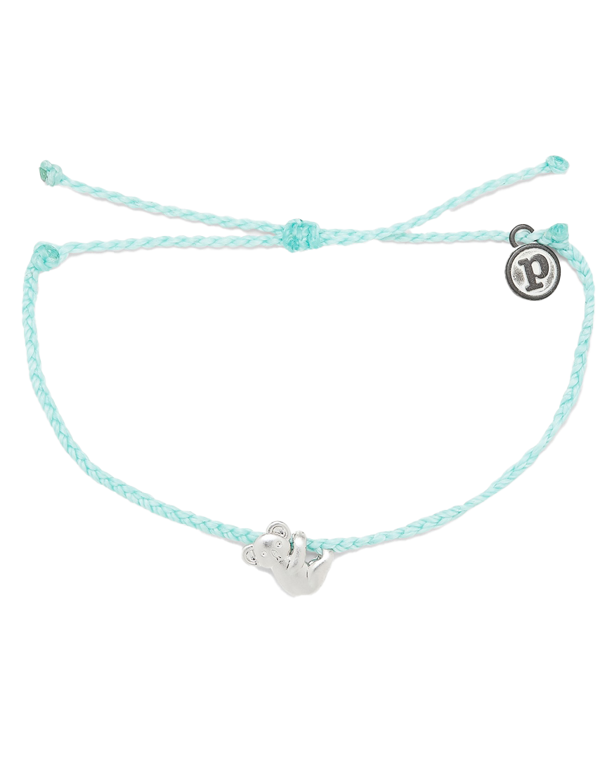 Koala Silver Bracelet In Seafoam