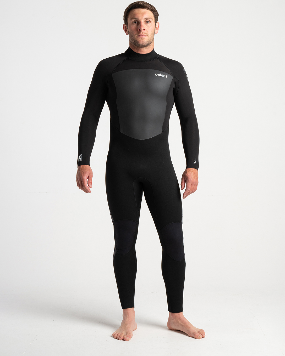 Legend 5/4mm Back Zip Wetsuit In BlackandAnthracite