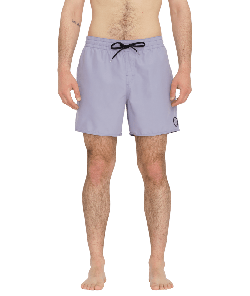 Lido Solid Swimshorts In Violet Dust