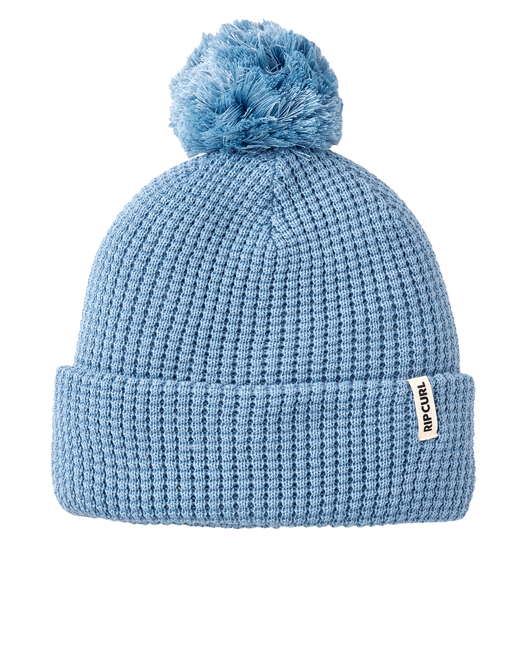 Anoeta Pom Pom Beanie In Dusty Blue