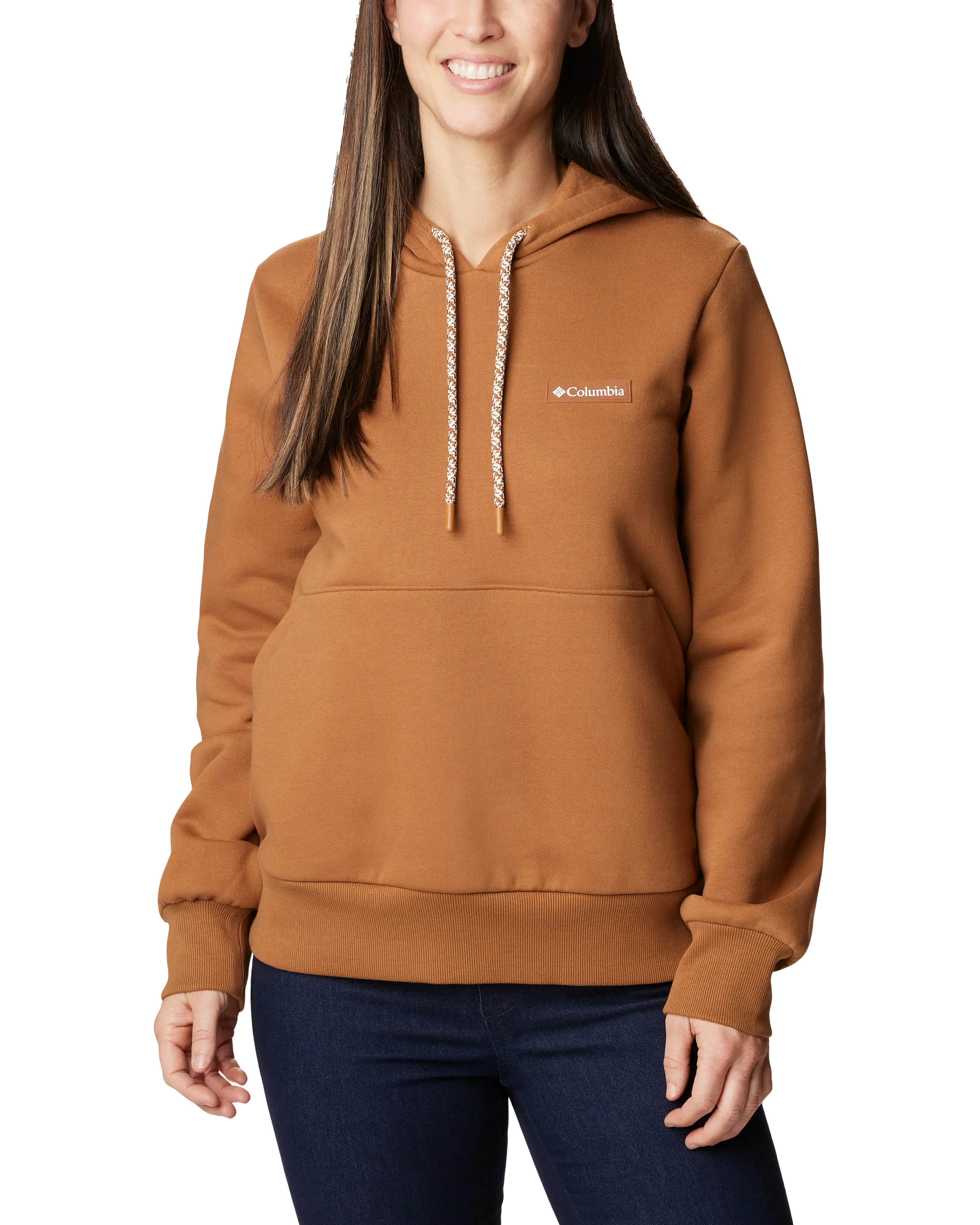 Marble Canyon Hoodie In Camel Brown