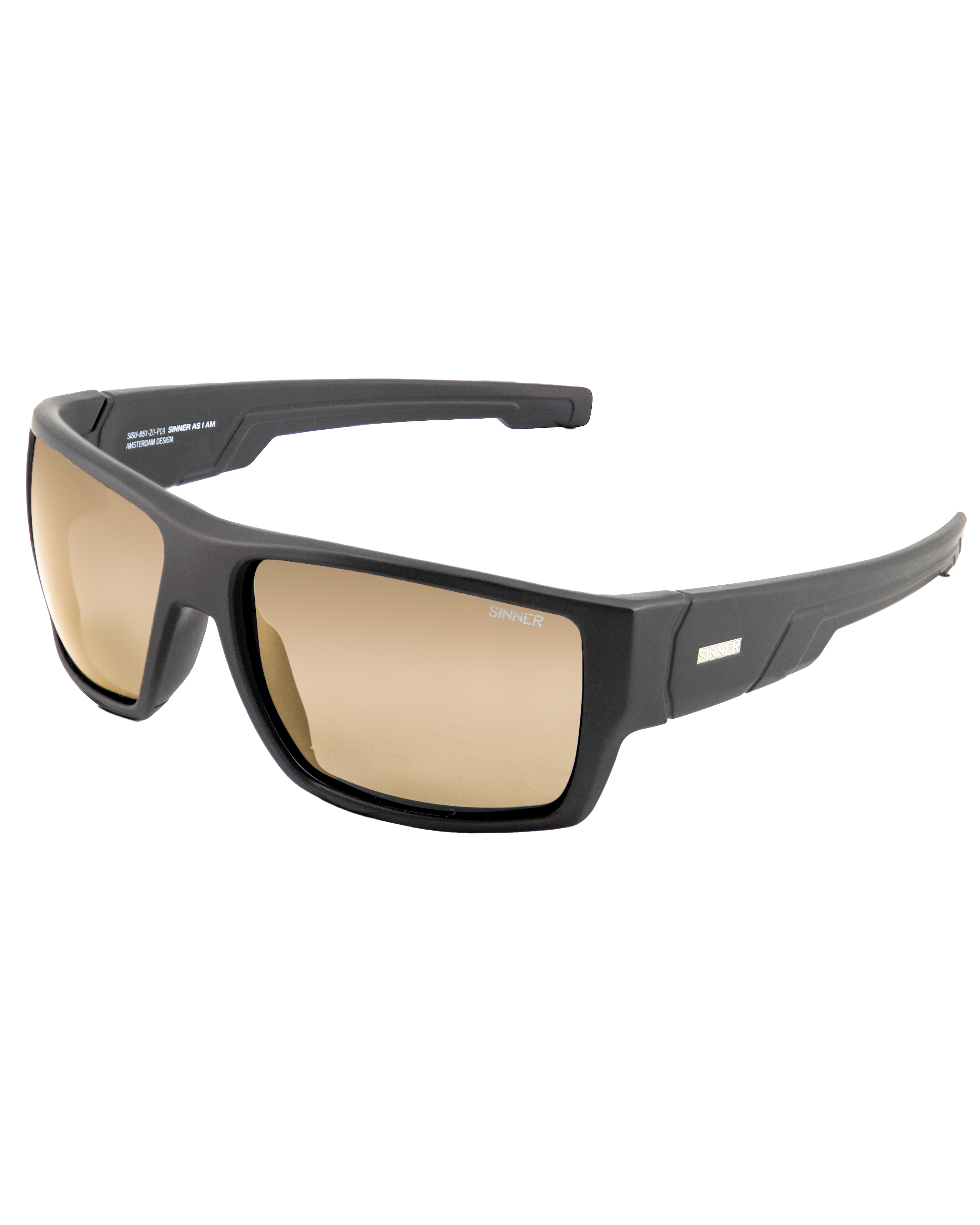 Morro Sunglasses In Cry Light GreyandBrown Gold Mirror