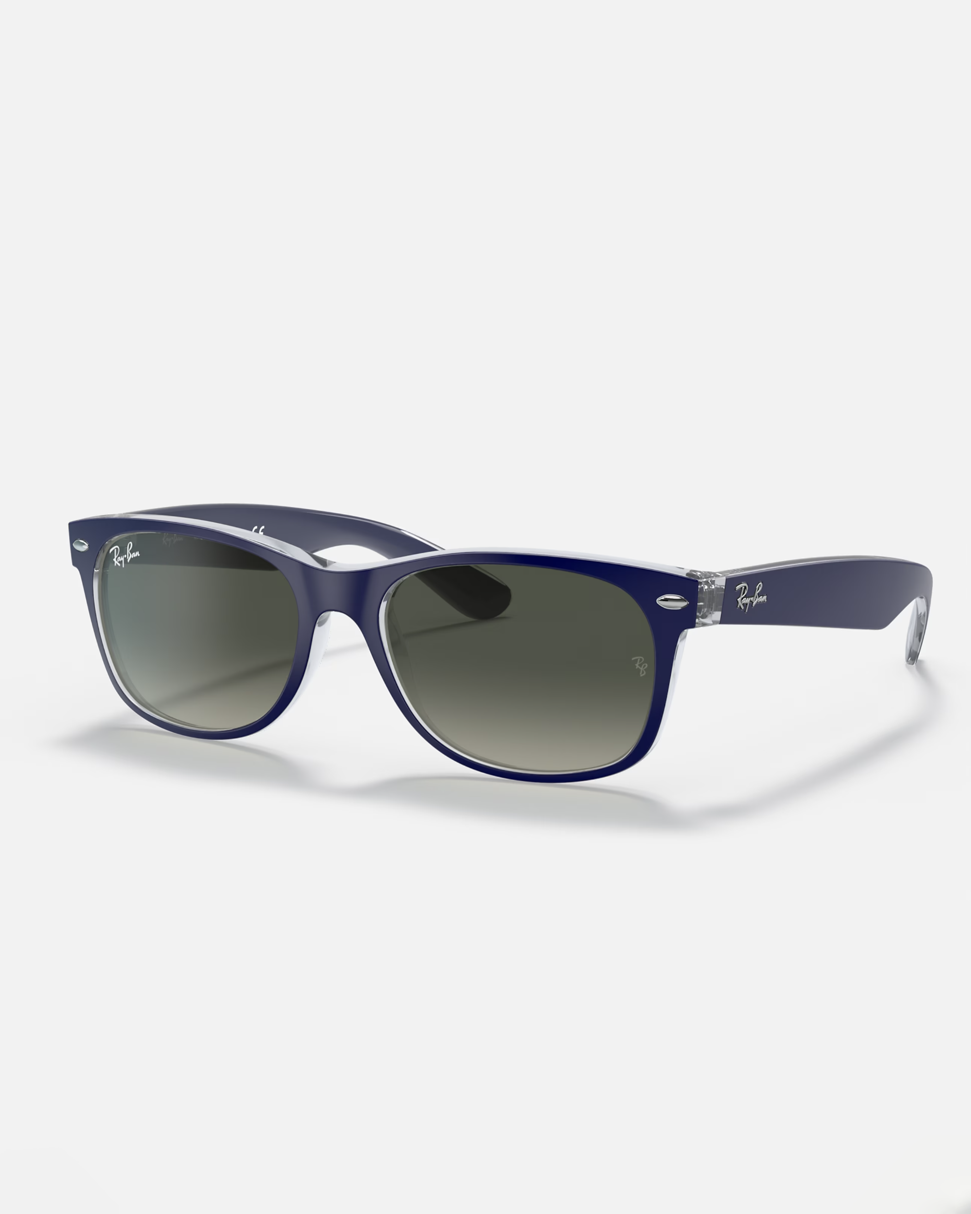 New Wayfarer Color Mix Sunglasses In Blue