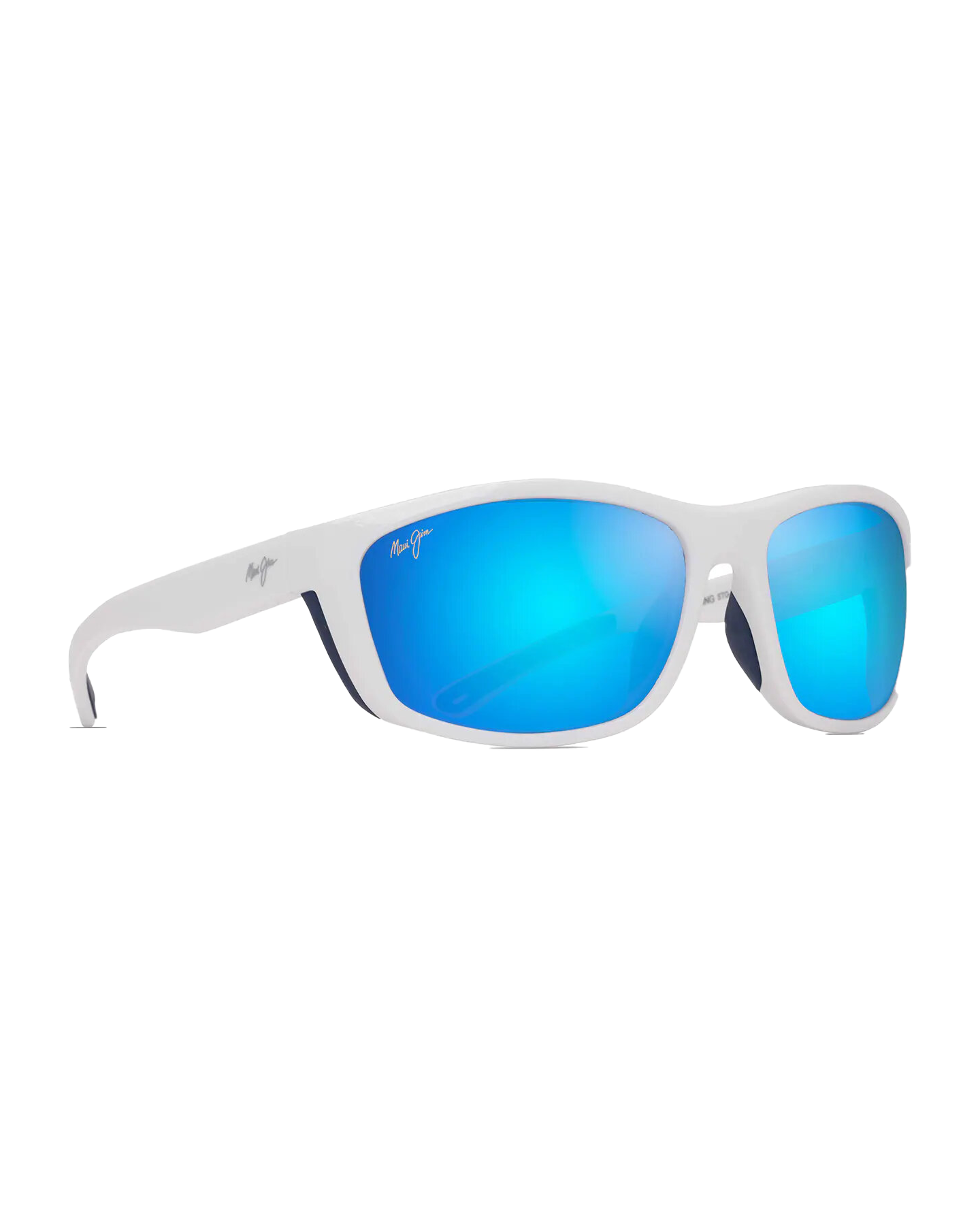 Nuu Landing Polarised Sunglasses In White  Navy And Blue Hawaii