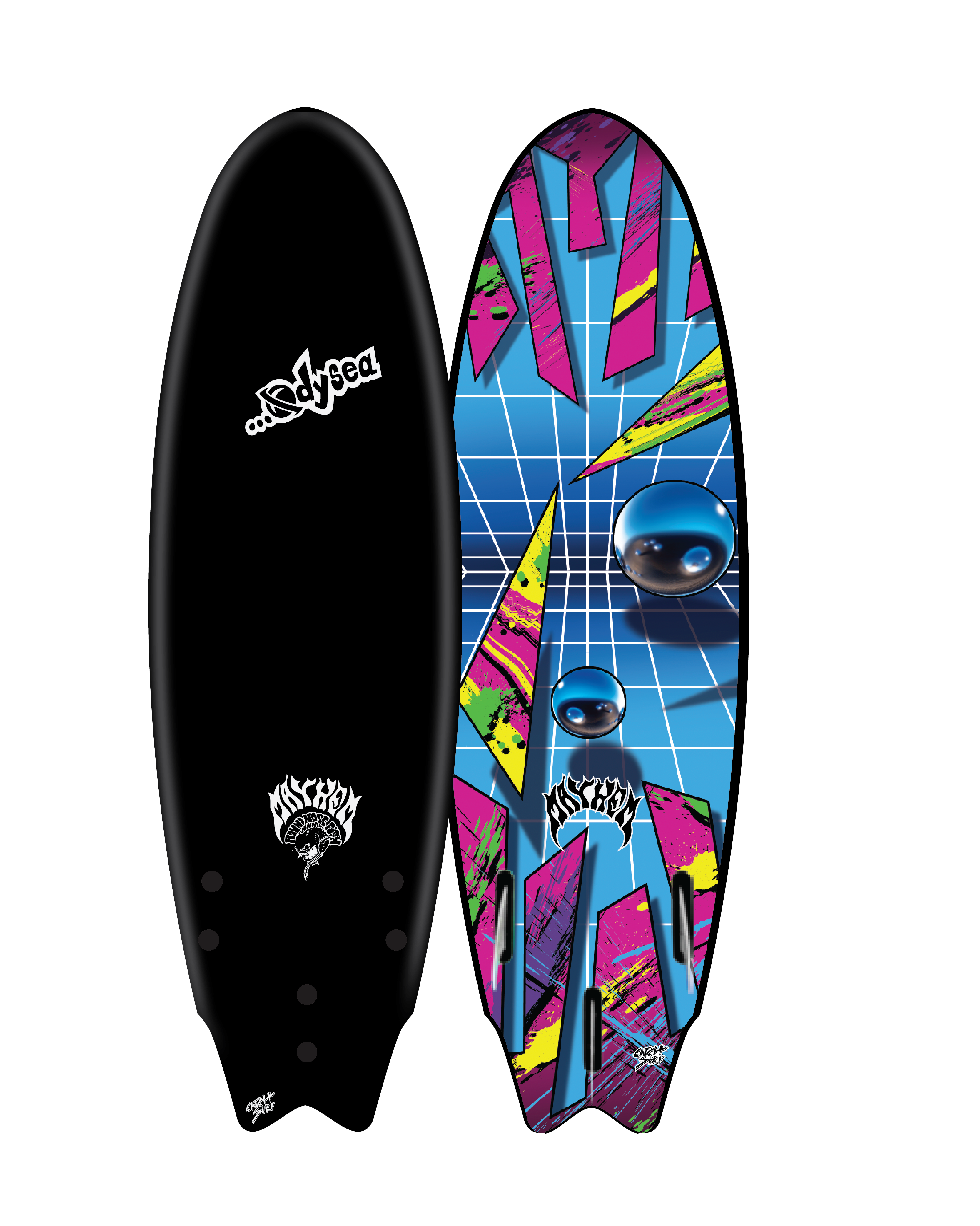 Odysea X Lost 65 Rnf Softboard In Black 24