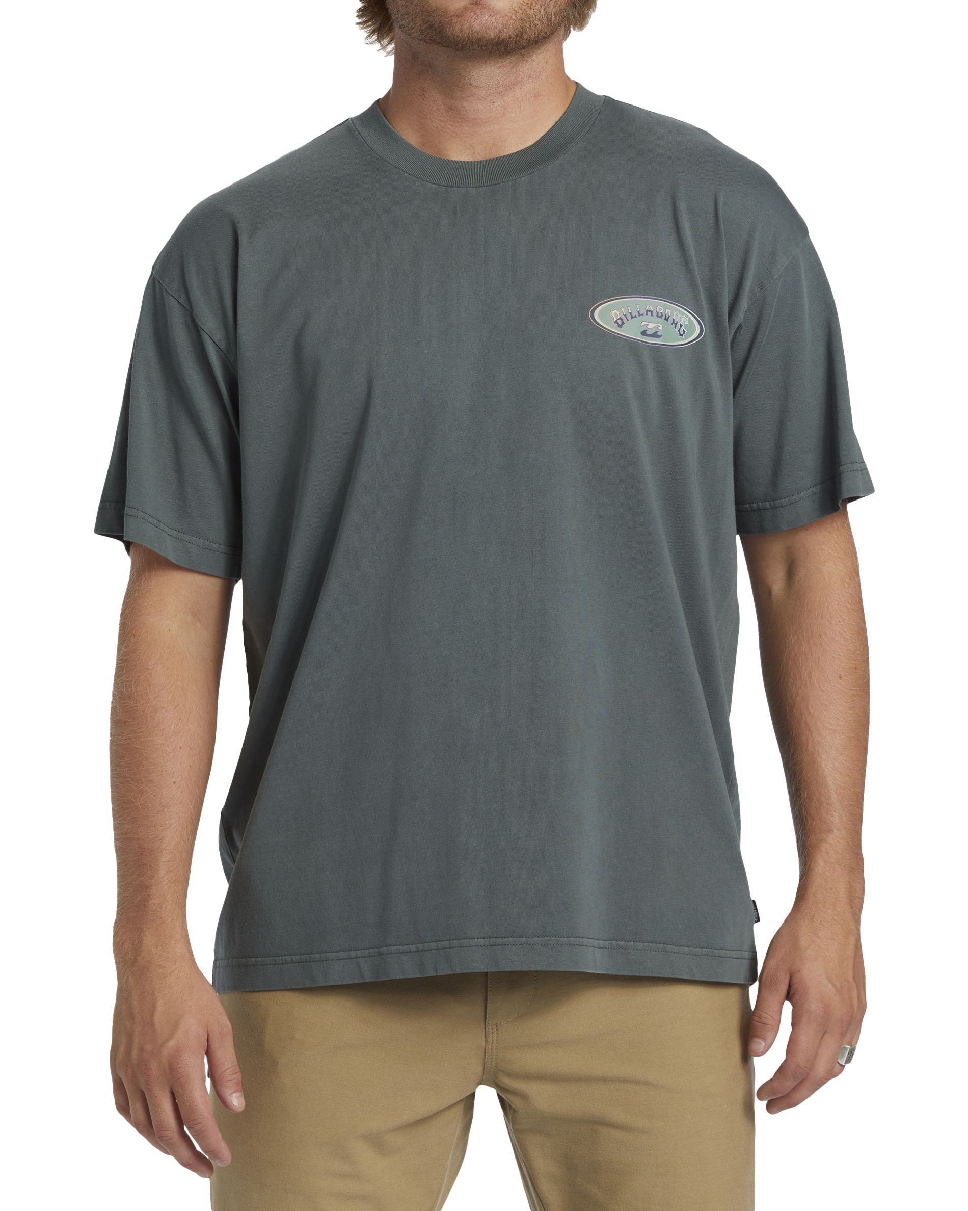 Arch Wave Og T-shirt In Slate Green