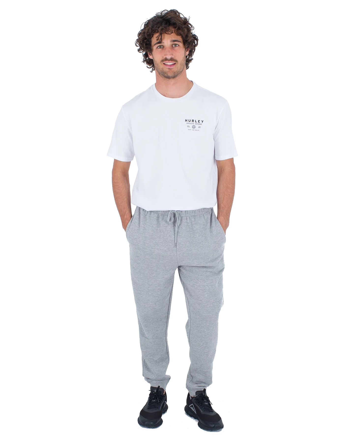 OneandOnly Fleece Joggers In Dark Heather Grey