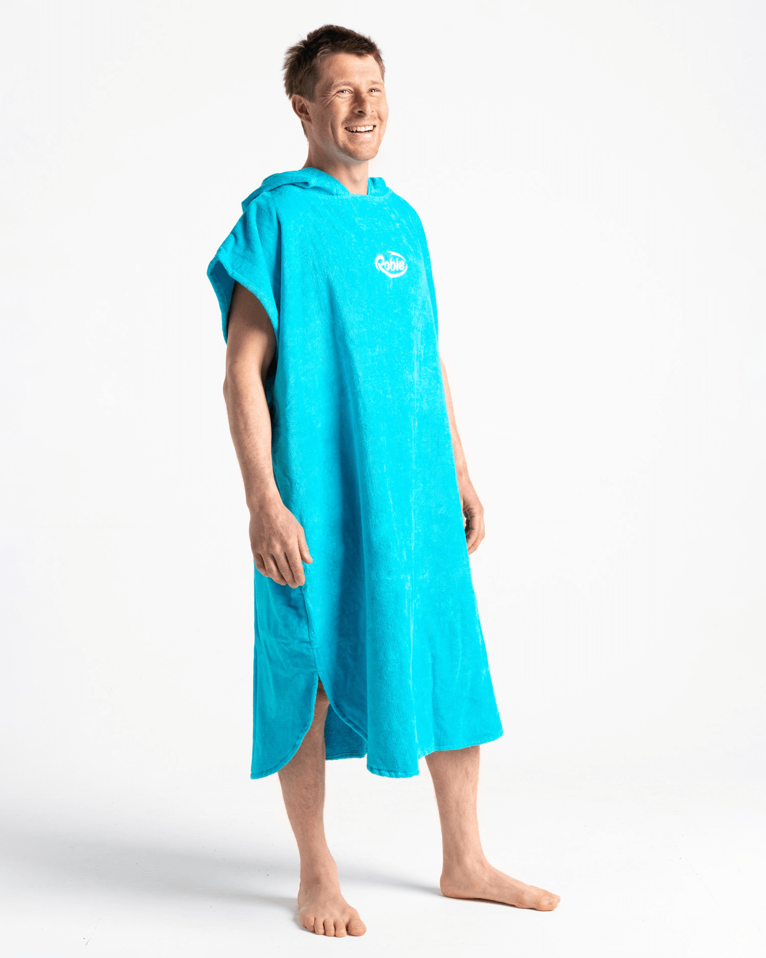 Original-series Short Sleeve Changing Robe In Blue Atoll