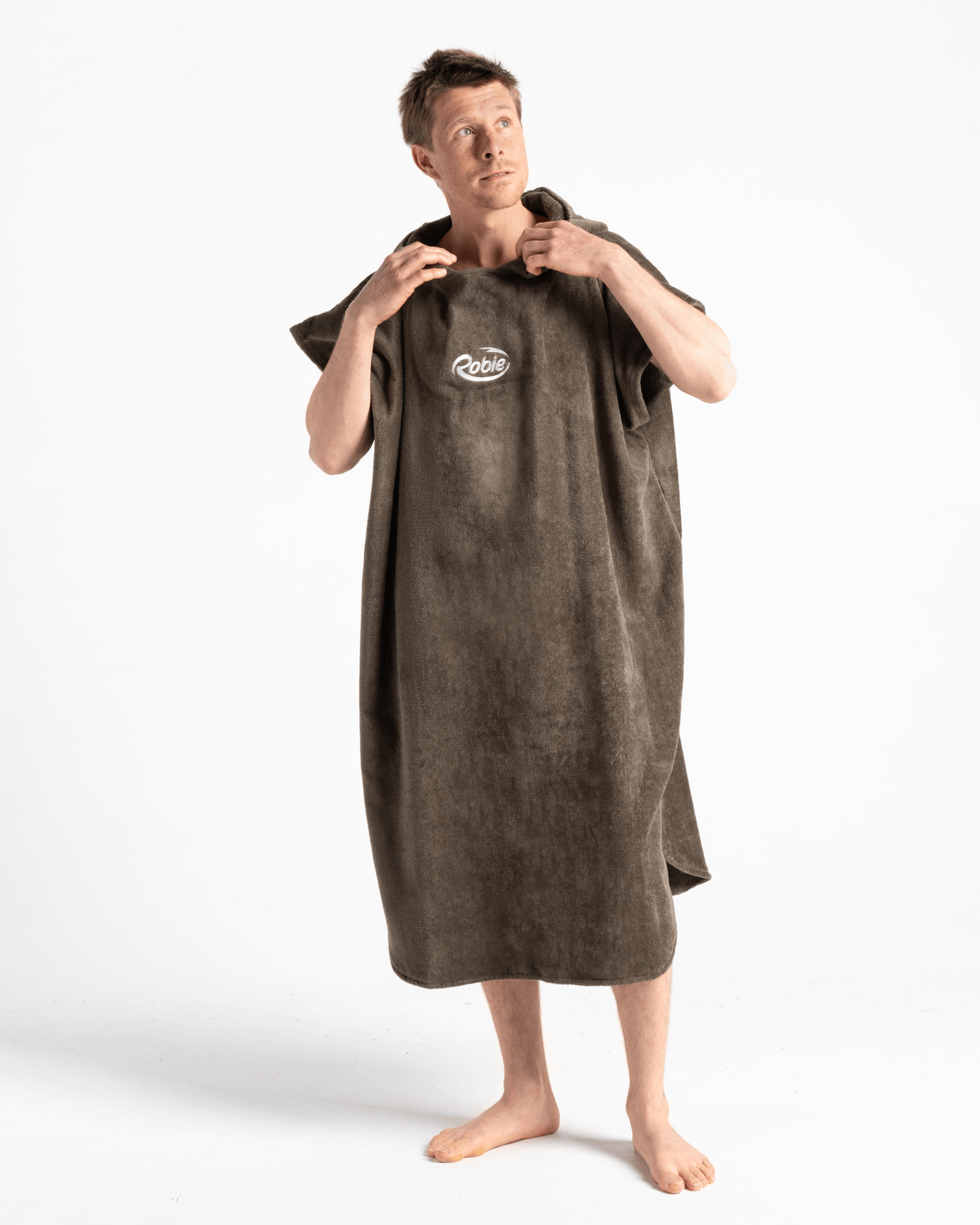 Original-series Short Sleeve Changing Robe In Olive