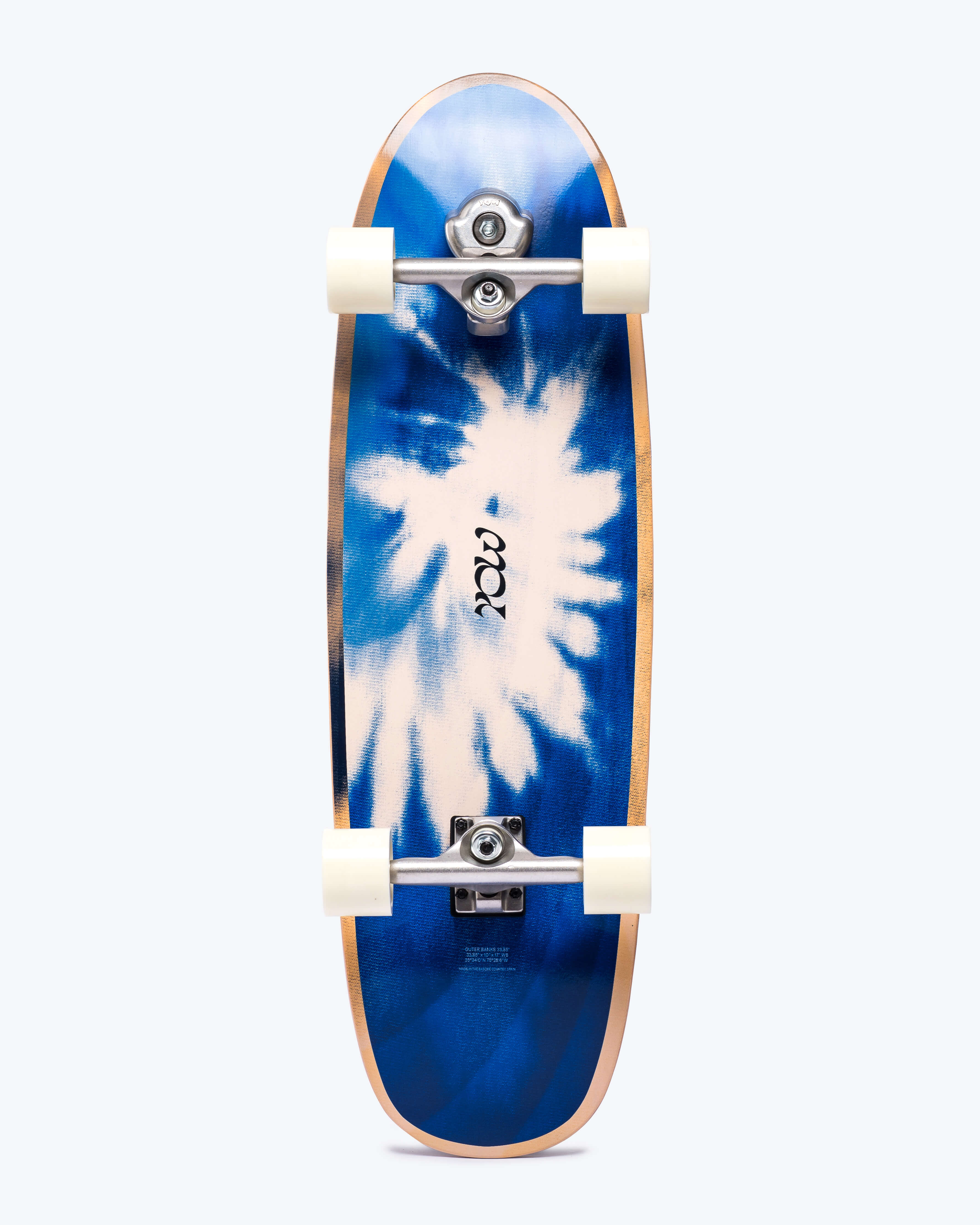 Outer Banks 33.85 Skateboard In BlueandWhite