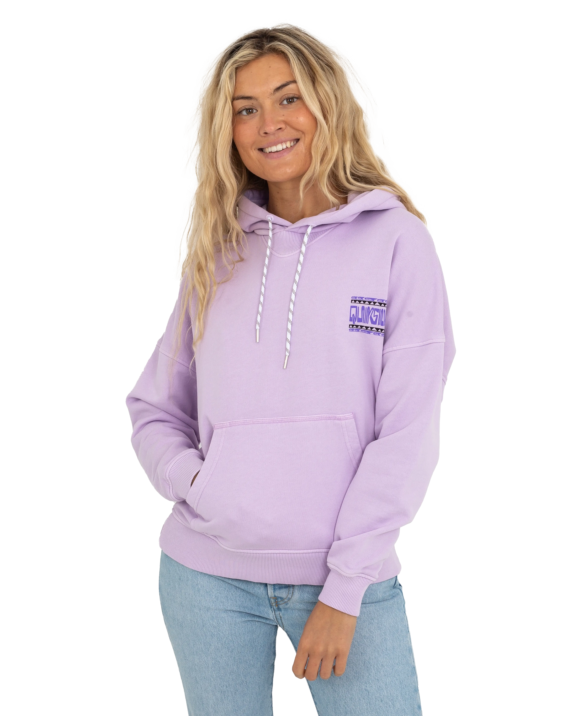 Oversized Hoodie In Pastel Lilac