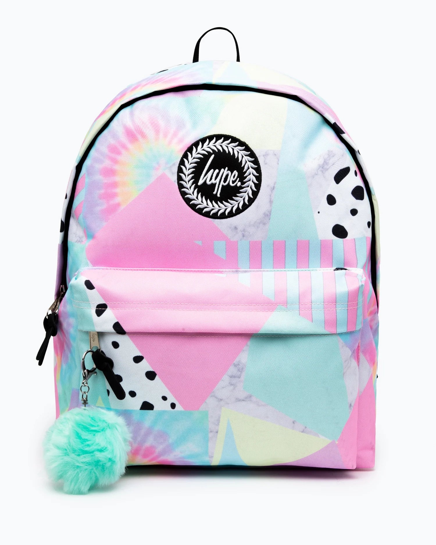 Pastel Collage Backpack In Pink