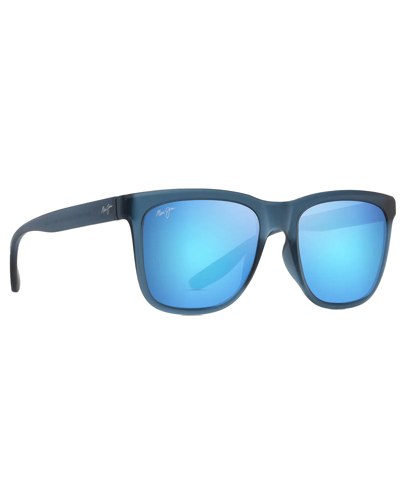 Pehu Polarised Classic Sunglasses In Matte NavyandBlue Hawaii