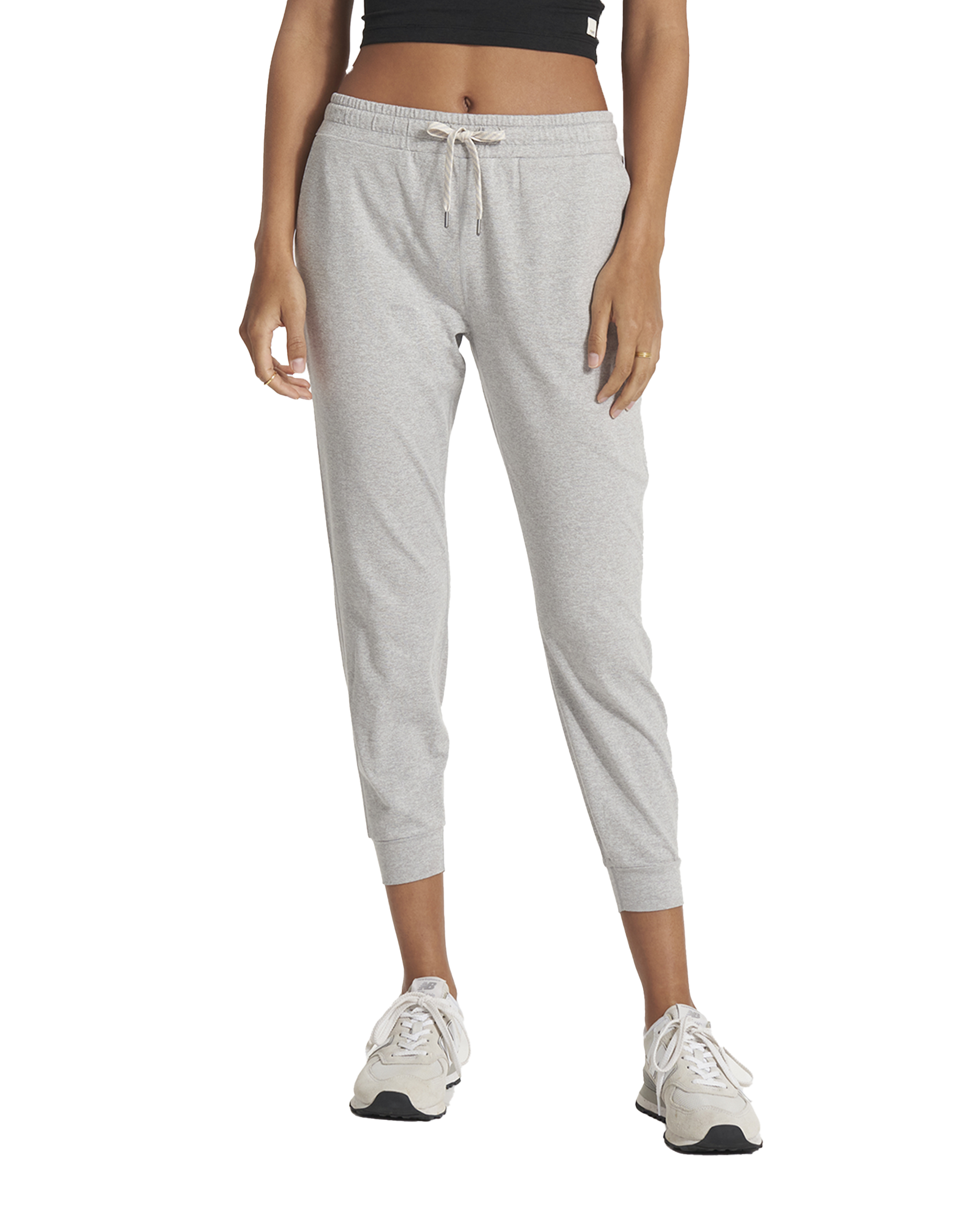 Performance Joggers In Pale Grey Heather