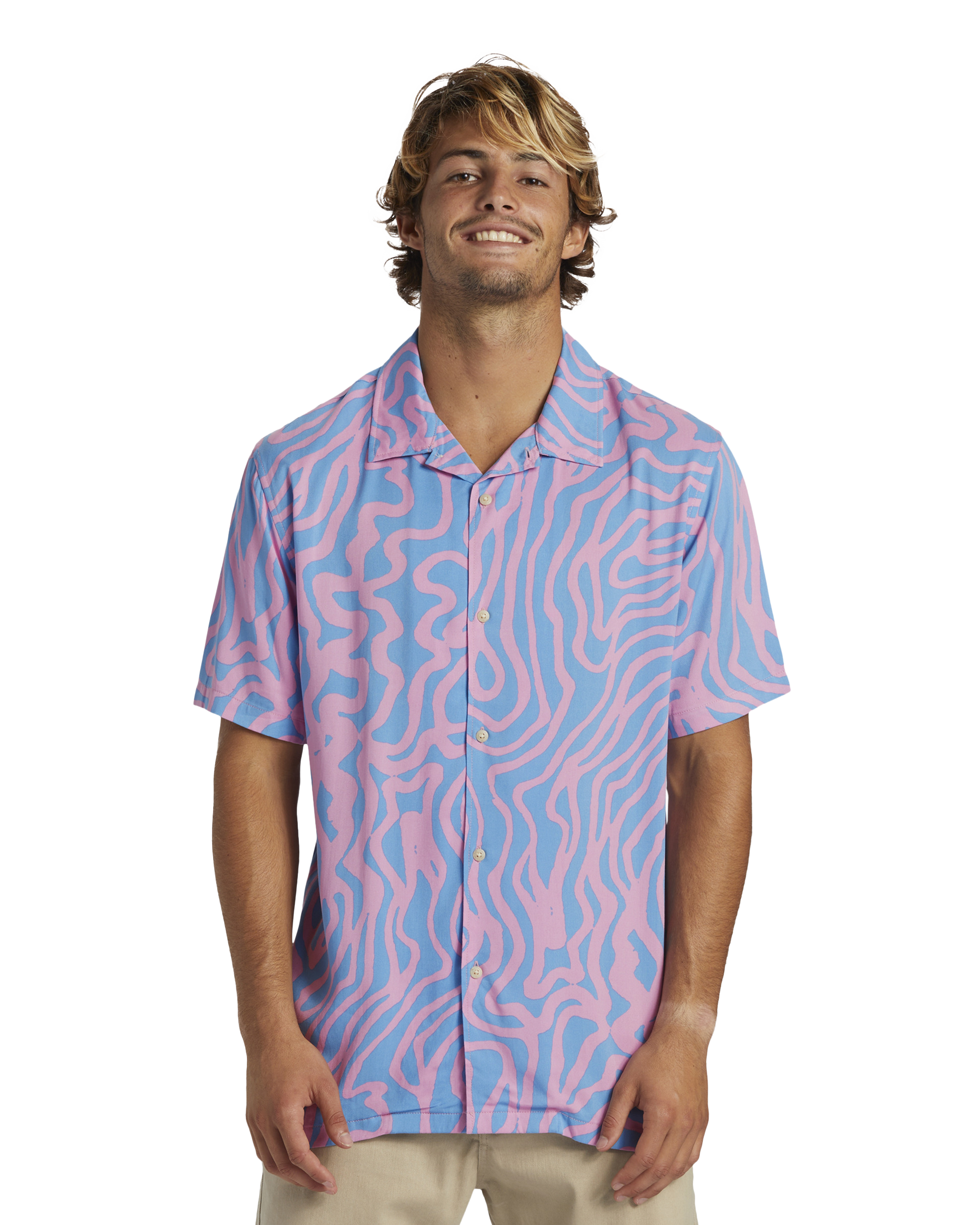 Pool Party Shirt In Swedish Blue