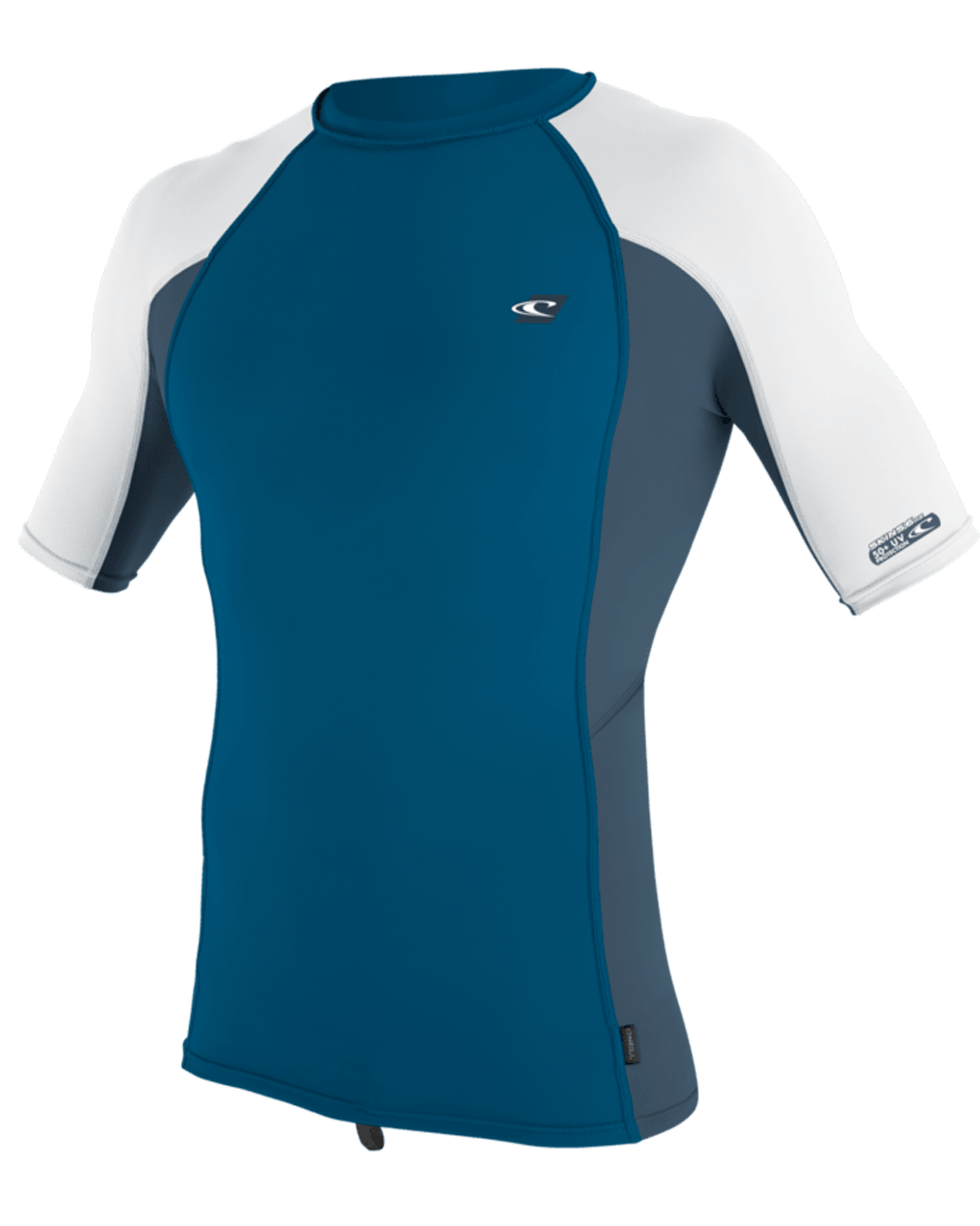 Premium Skins Rash Vest In Ultra Blue  Copen BlueandWhite