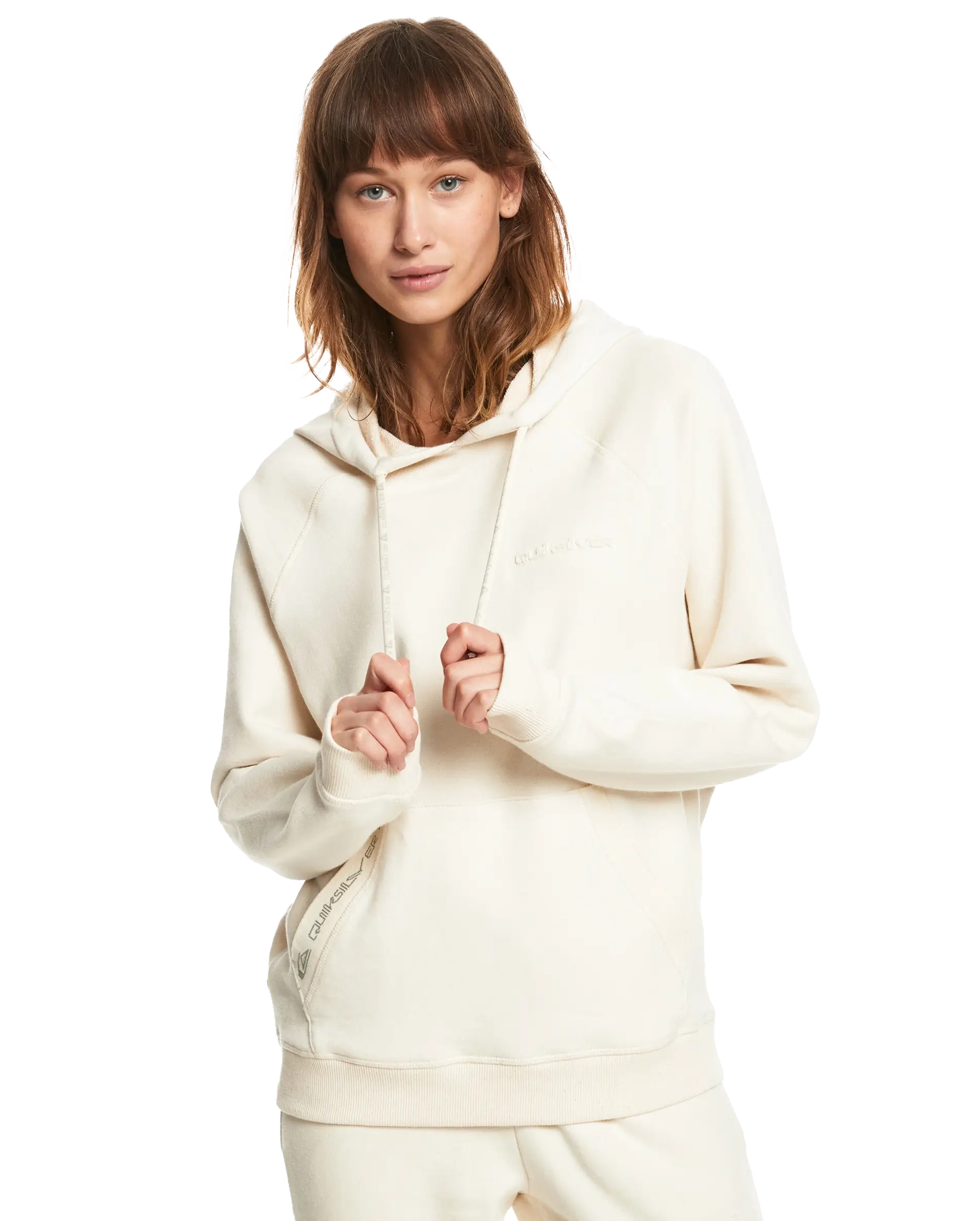 Quiet Energy Hoodie In Ecru