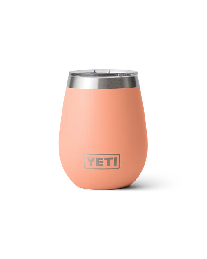 Rambler 10oz Wine Tumbler In Peach