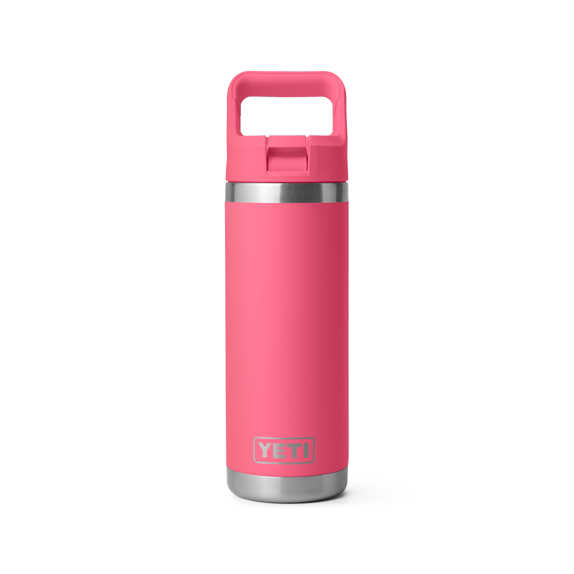 Rambler 18oz Straw Bottle In Tropical Pink