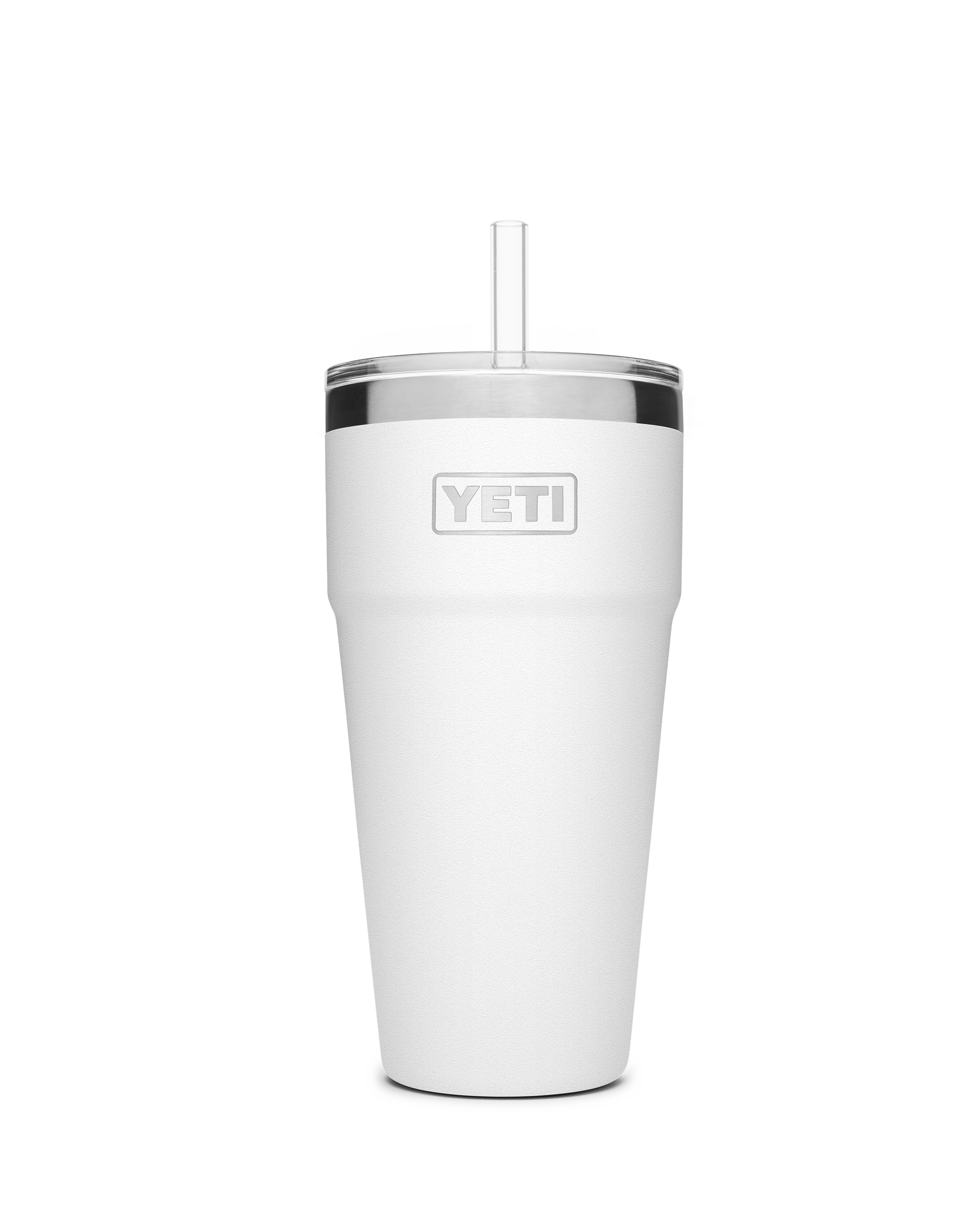 Rambler 26oz Straw Cup In White