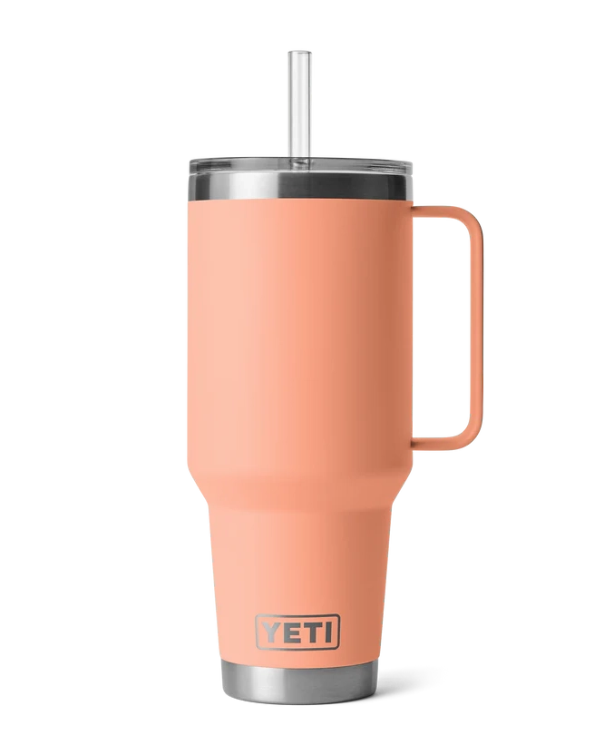 Rambler 42oz Straw Mug In Peach