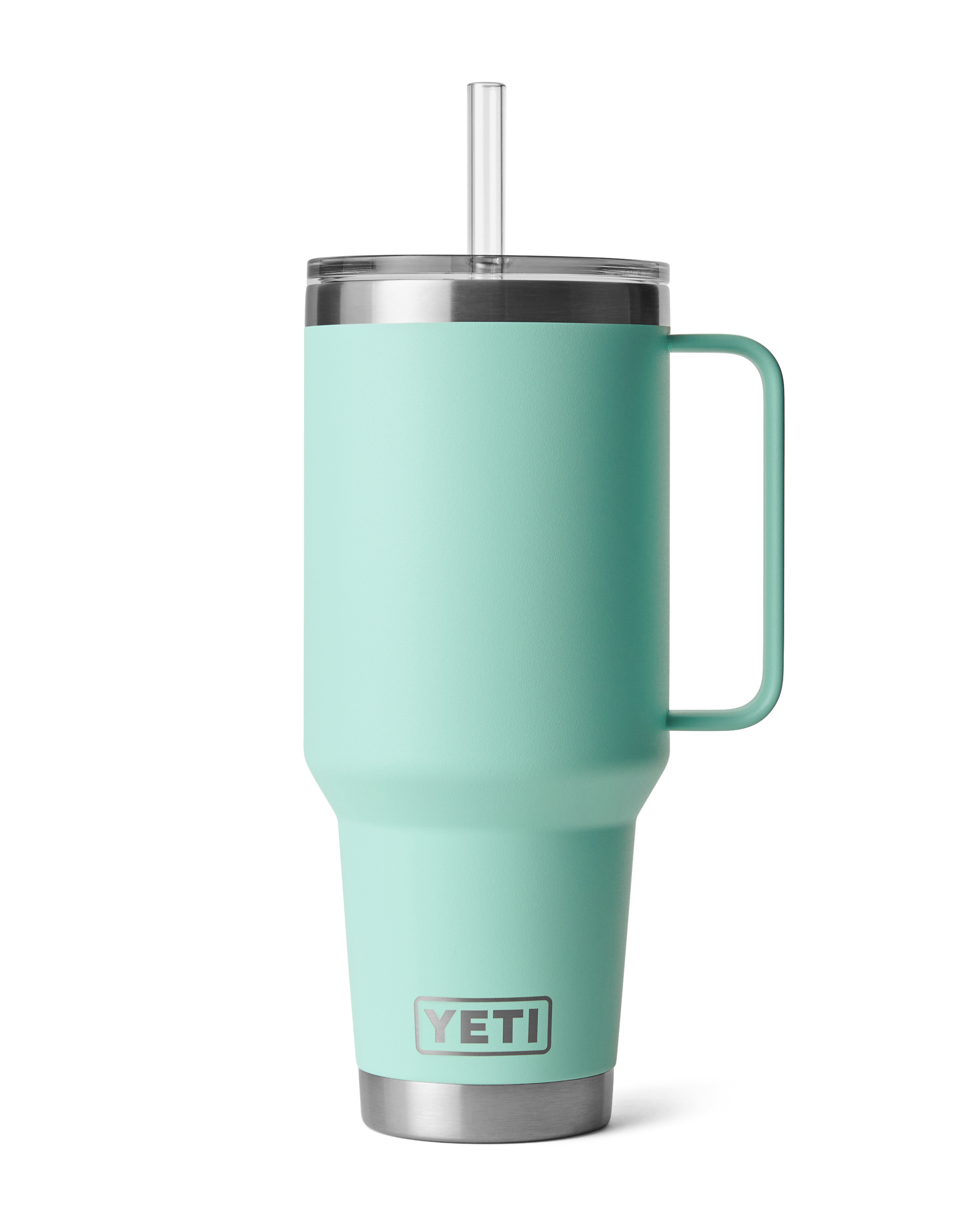 Rambler 42oz Straw Mug In Sea Foam