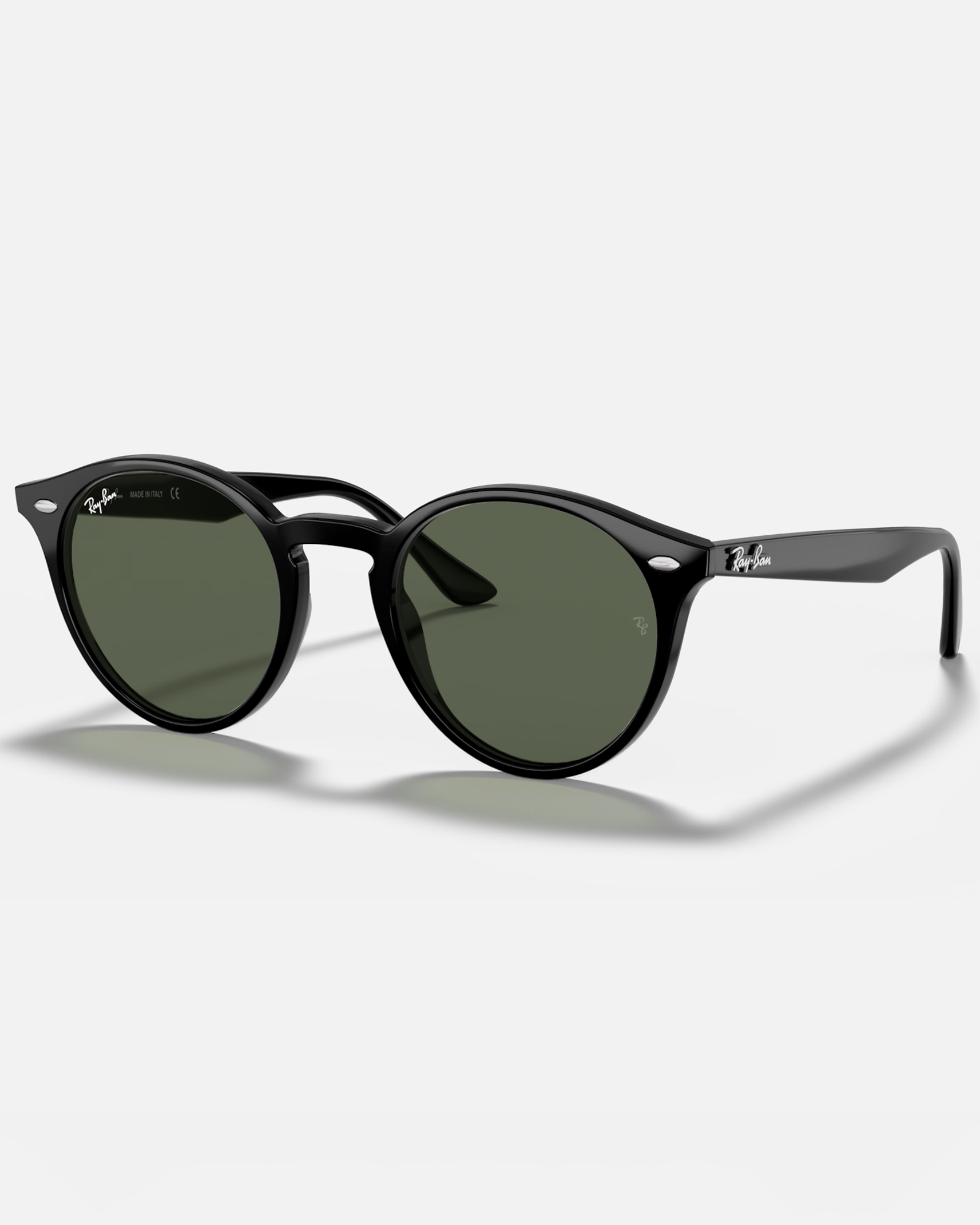 Rb2180 Sunglasses In Polished BlackandDark Green