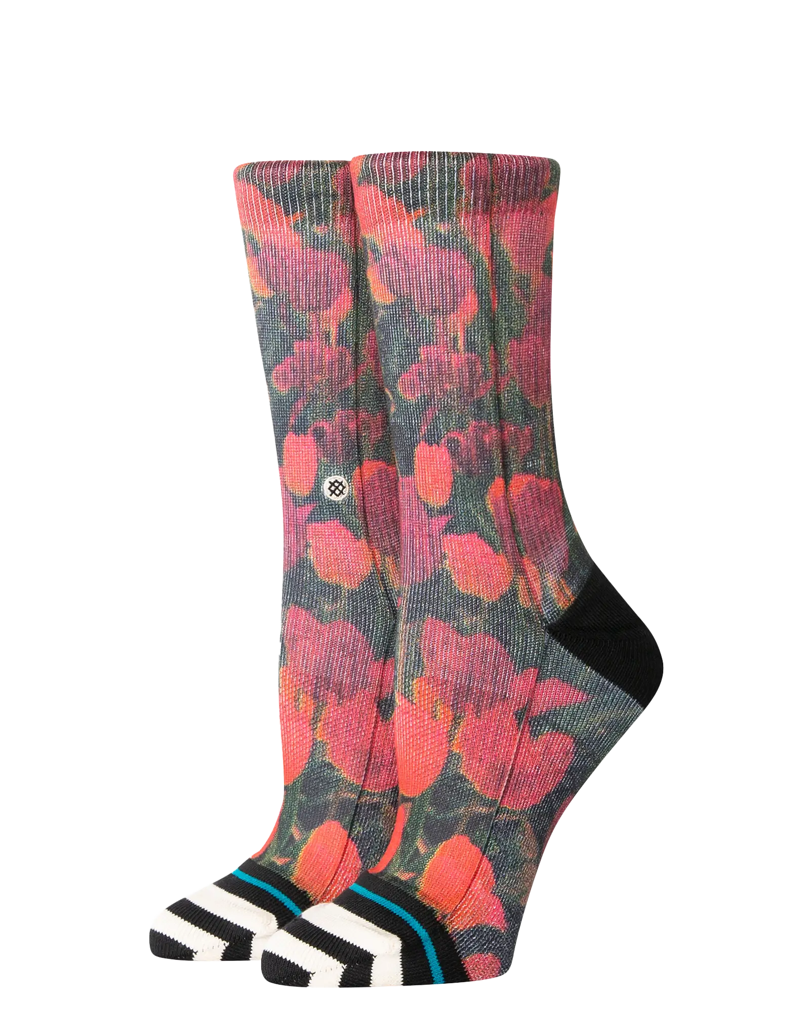 Riso Crew Socks In Black