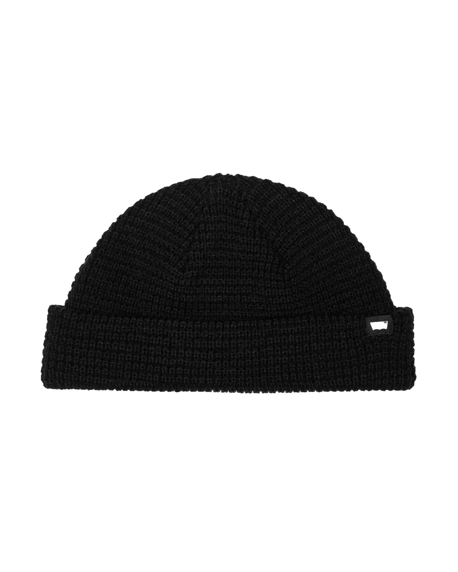 Roller Crop Beanie In Regular Black