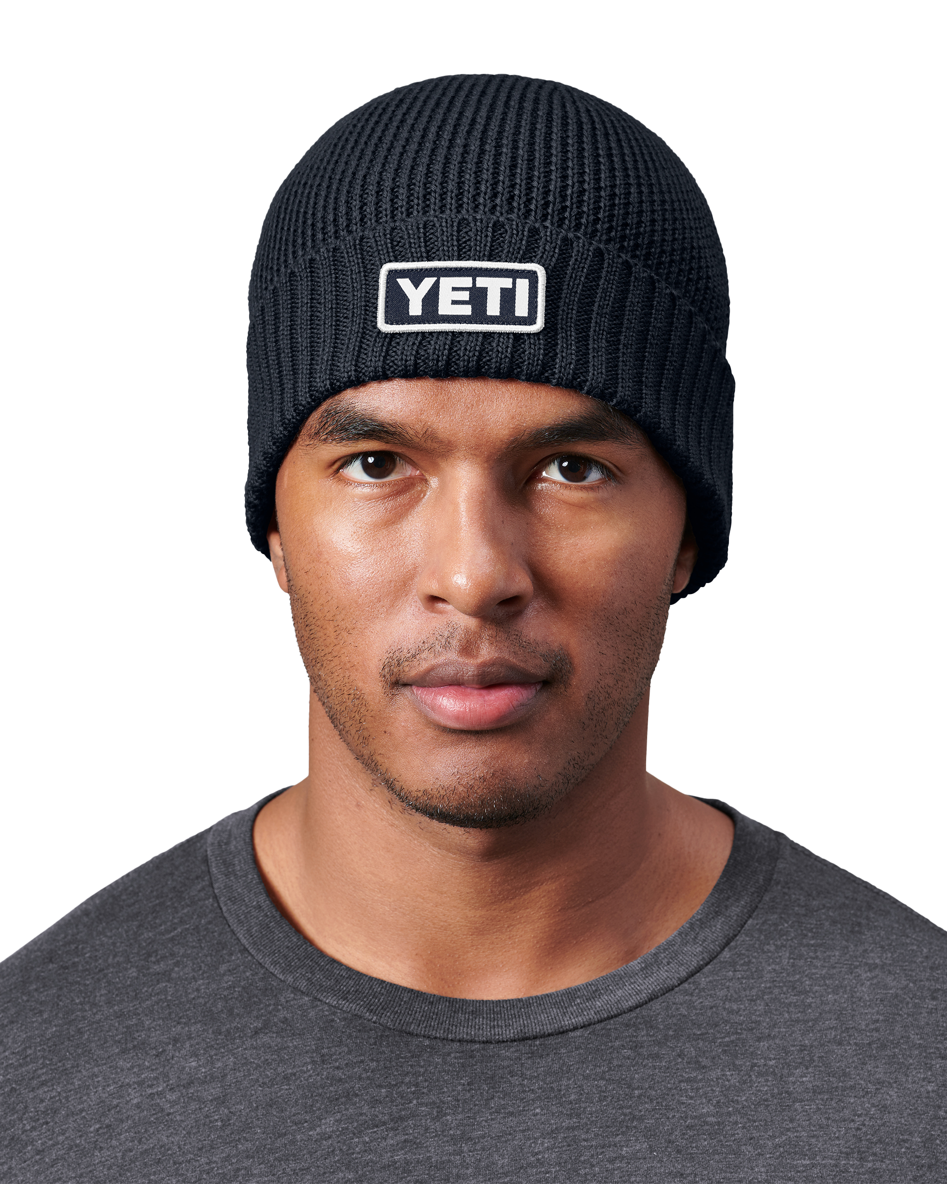 Badge Beanie In Navy