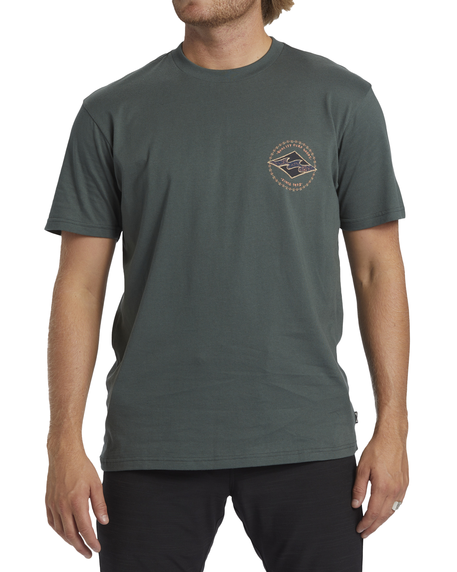 Rotor Diamond T-shirt In Slate Green