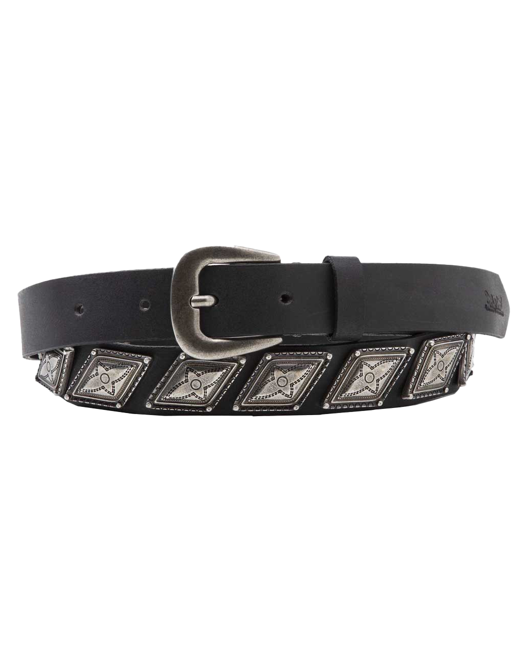 Sandy Leather Belt In Black