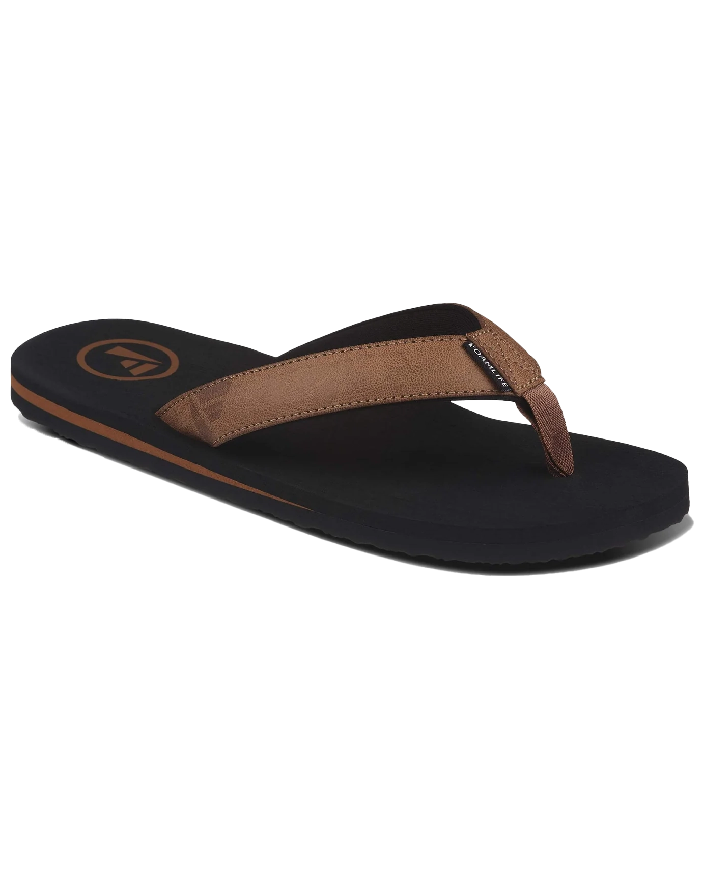 Seales Mens Flip Flops In Black