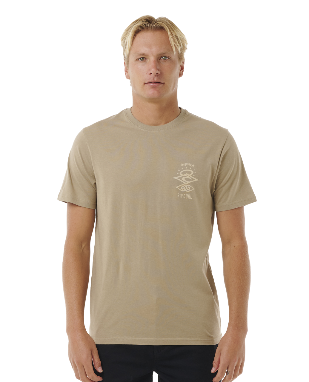 Search Icon T-shirt In Sand Dune