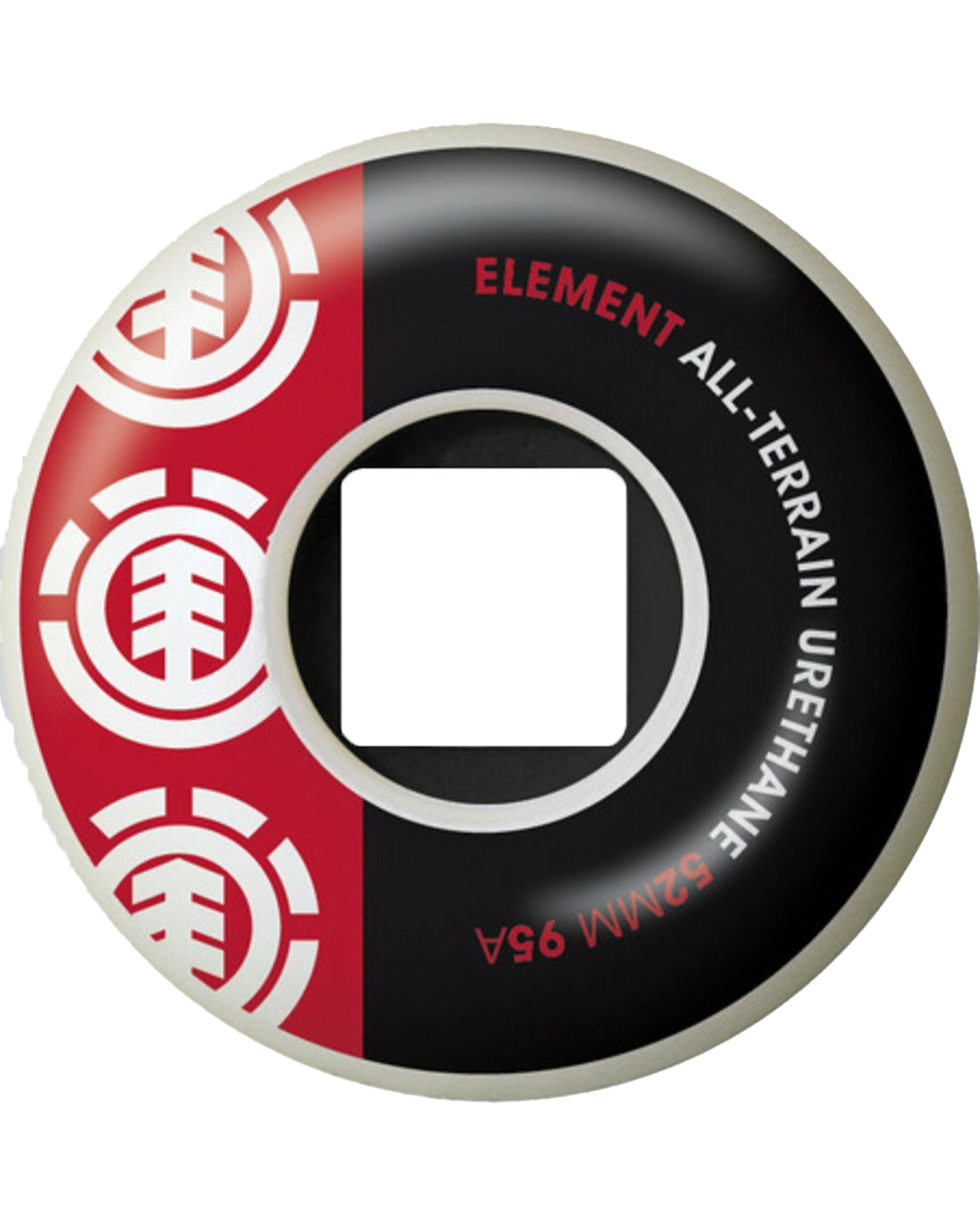 Section 52mm Skateboard Wheels In Red