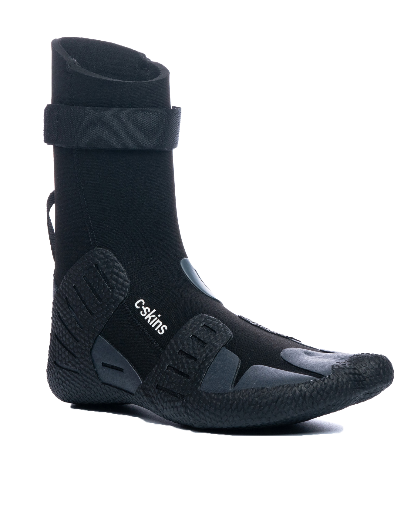 Session 5mm Split Toe Wetsuit Boots In BlackandCharcoal