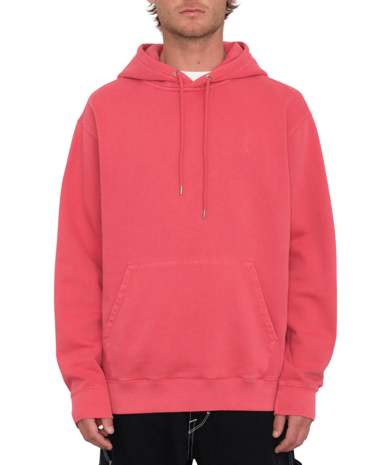 Single Stone Hoodie In Washed Ruby