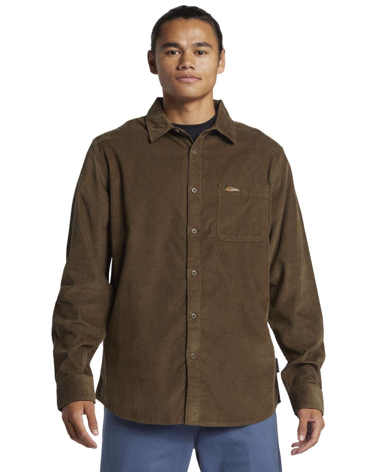 Smoke Trail Corduroy Shirt In Canteen