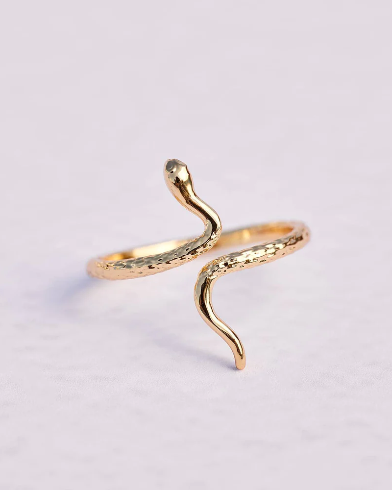 Snake Ring In Gold