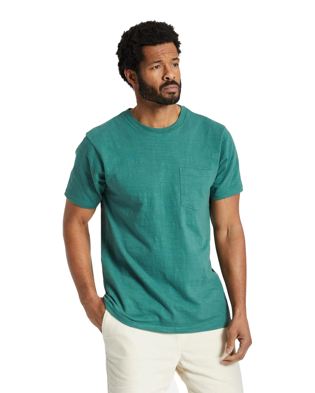 Basic Slub T-shirt In Spruce