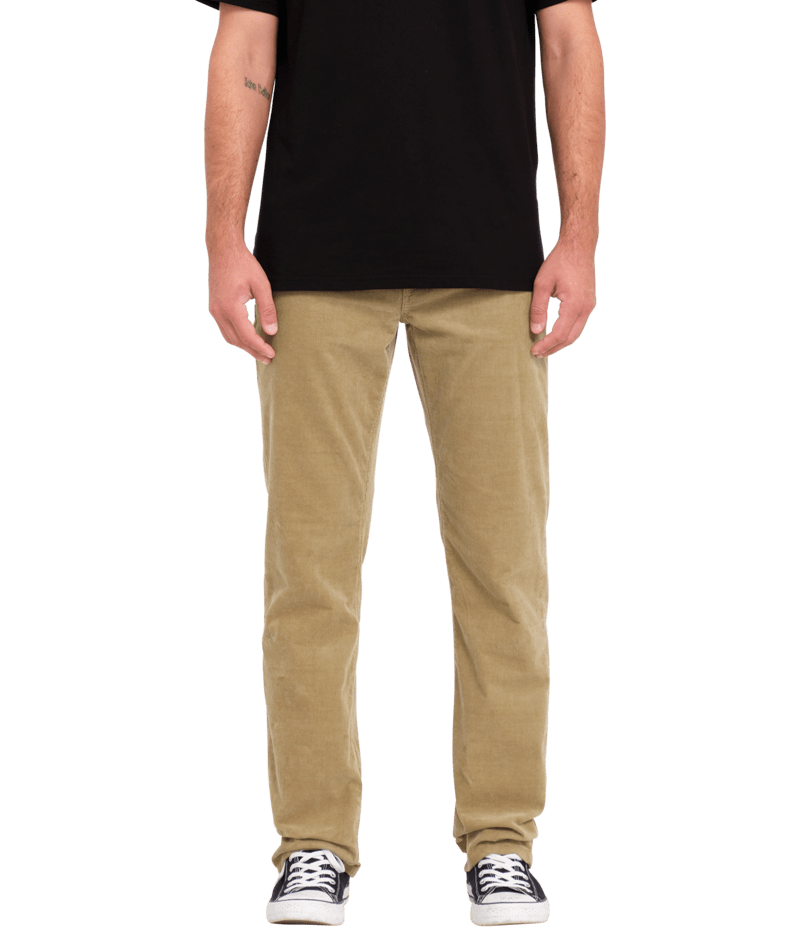 Solver 5 Pocket Cord Trousers In Khaki