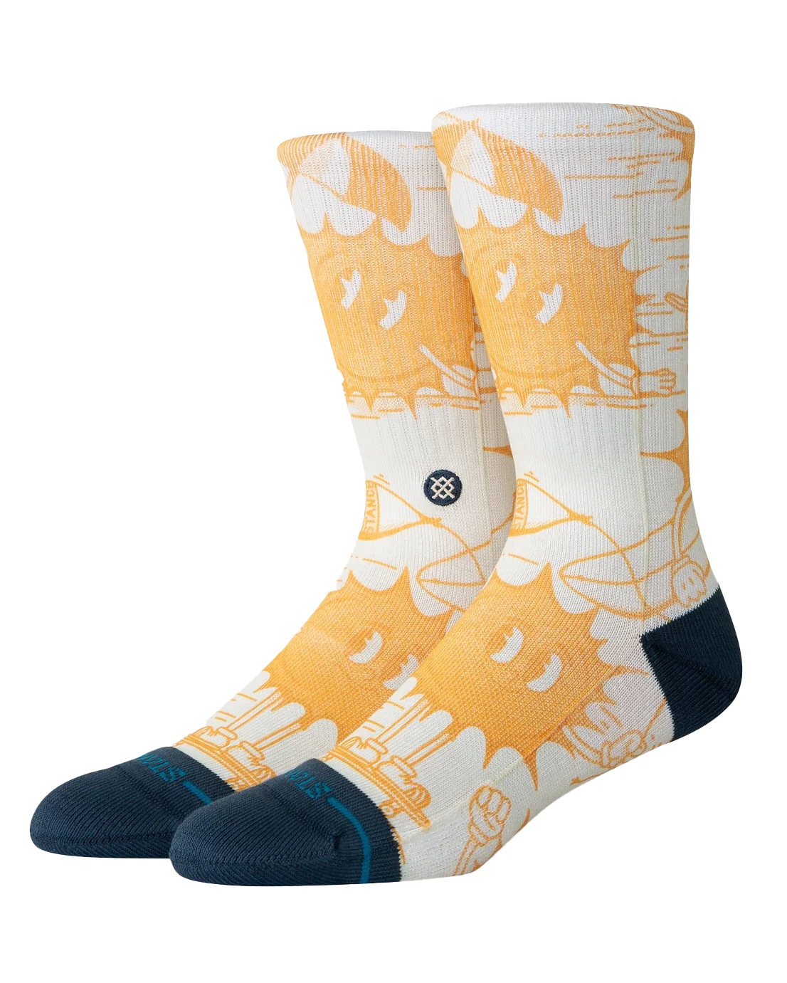 Sonnys Crew Socks In Yellow