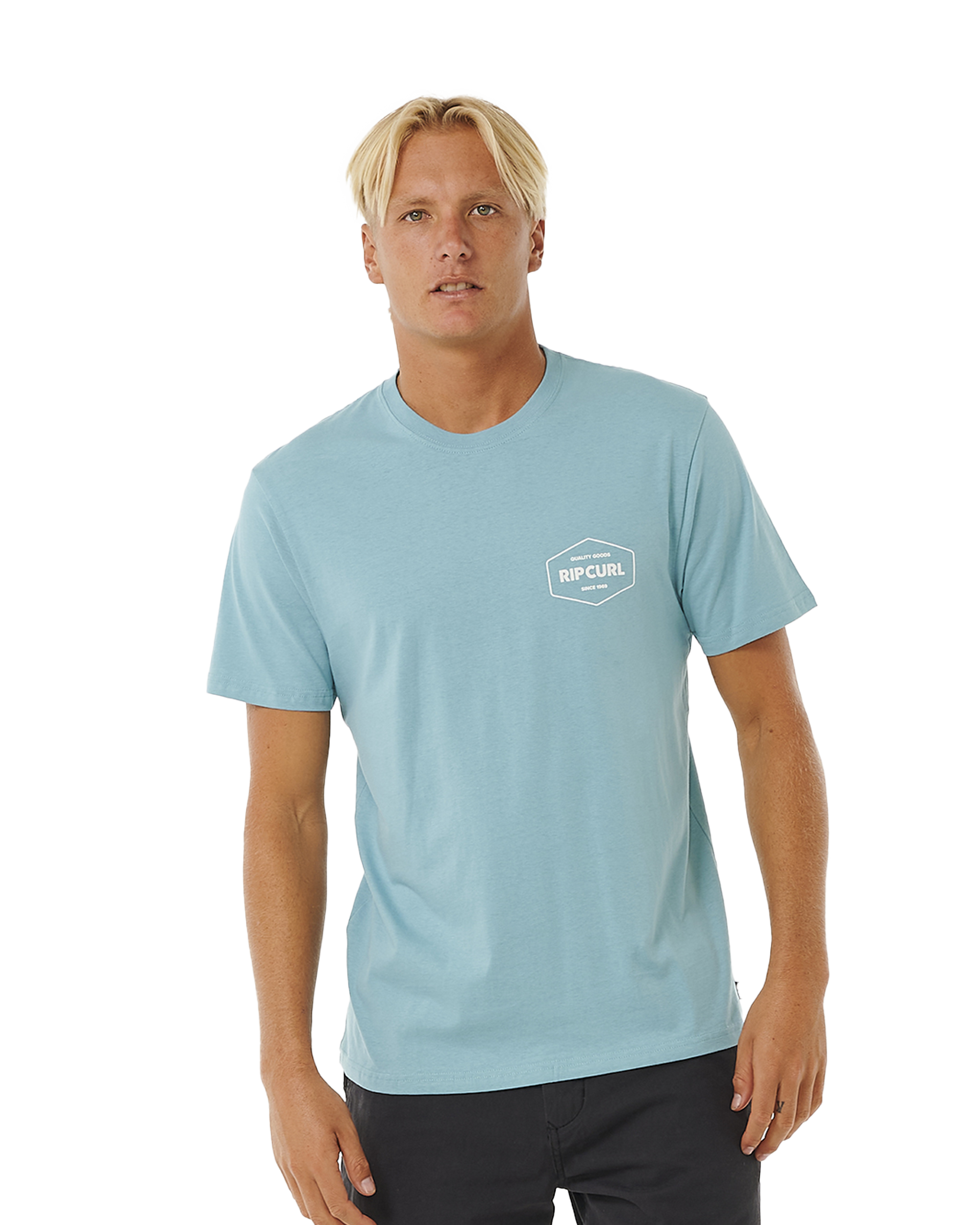 Stapler T-shirt In Dusty Blue