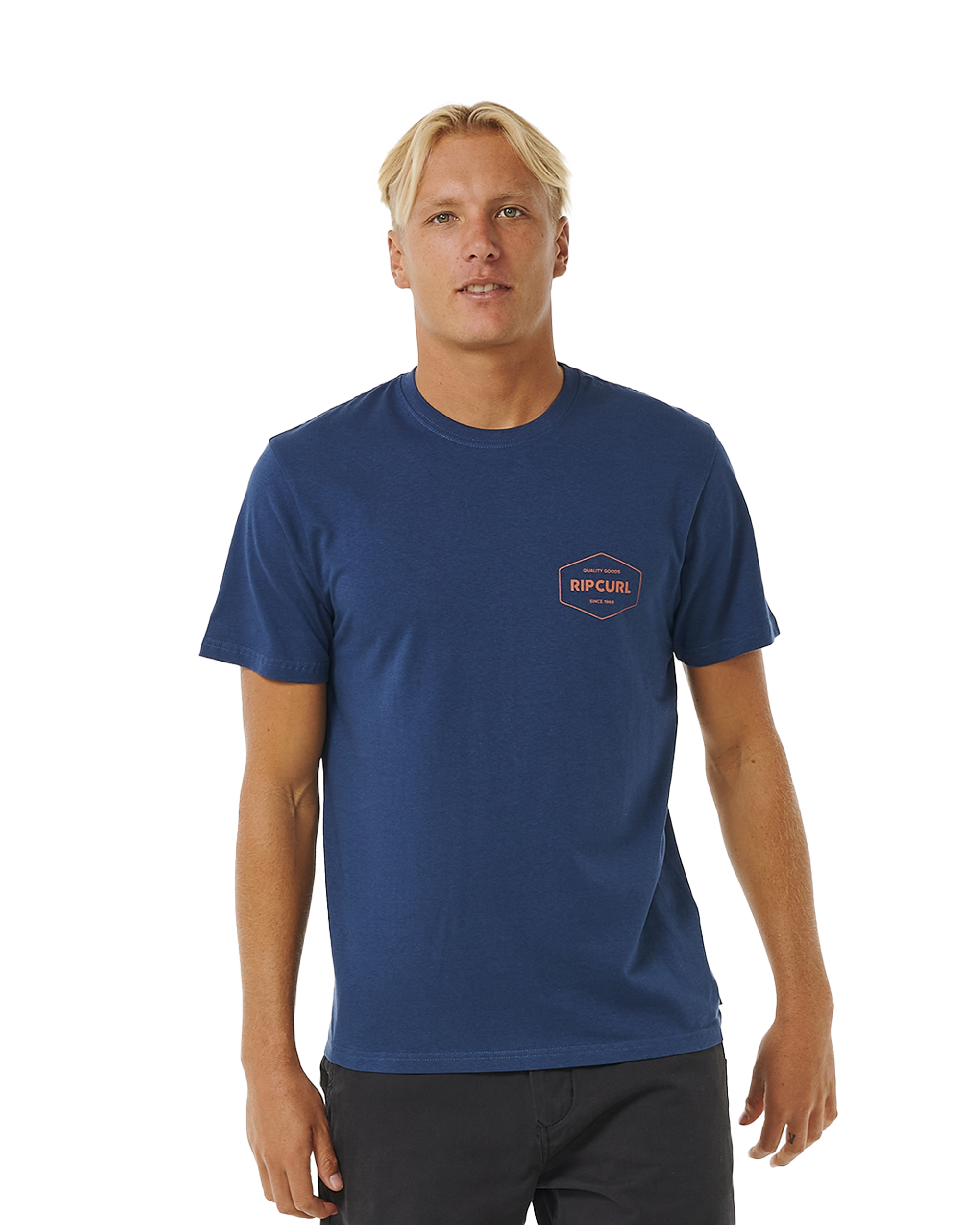 Stapler T-shirt In Washed Navy