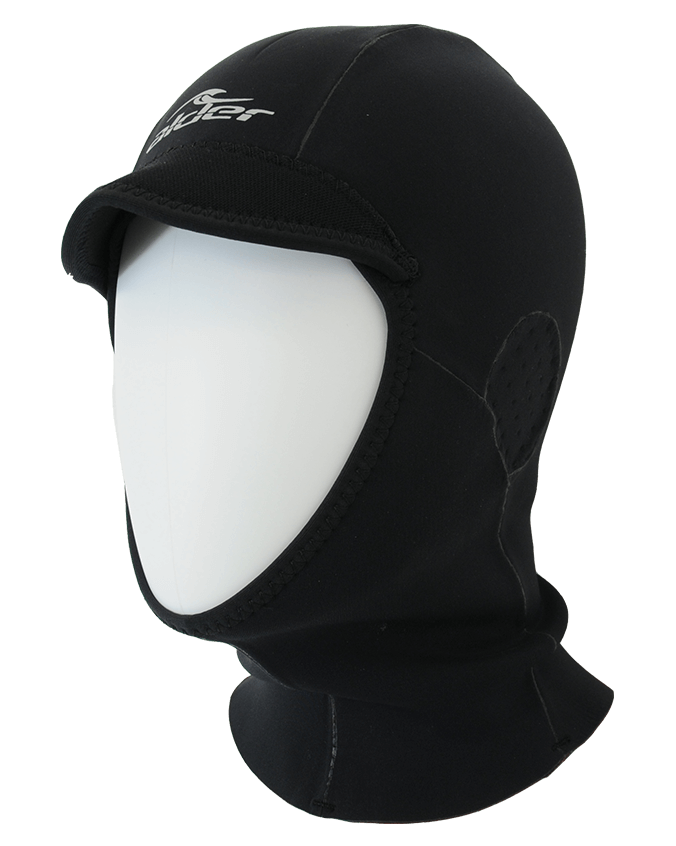 Stealth Wetsuit Hood In Black