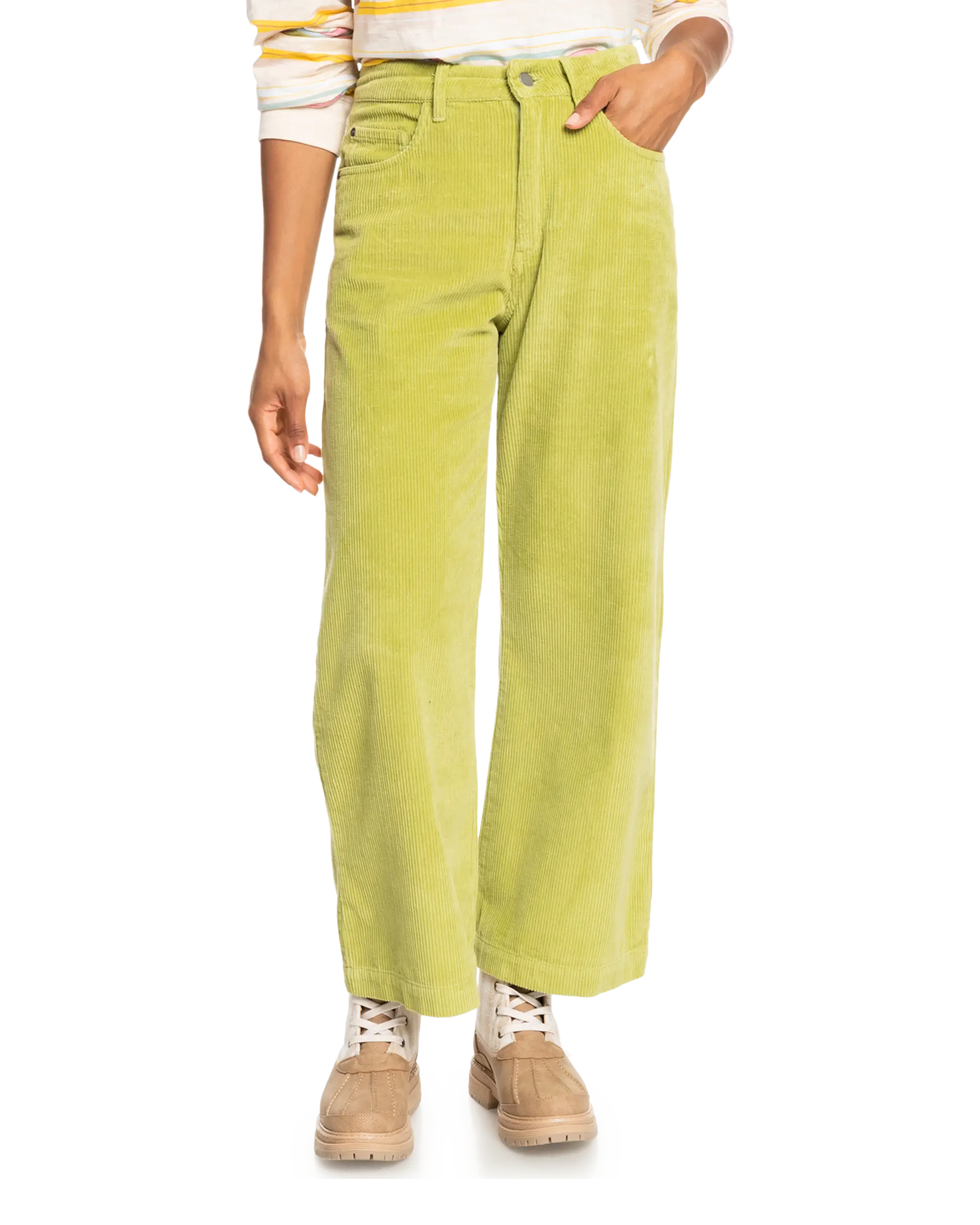 Surf On Cloud Corduroy Trousers In Fern