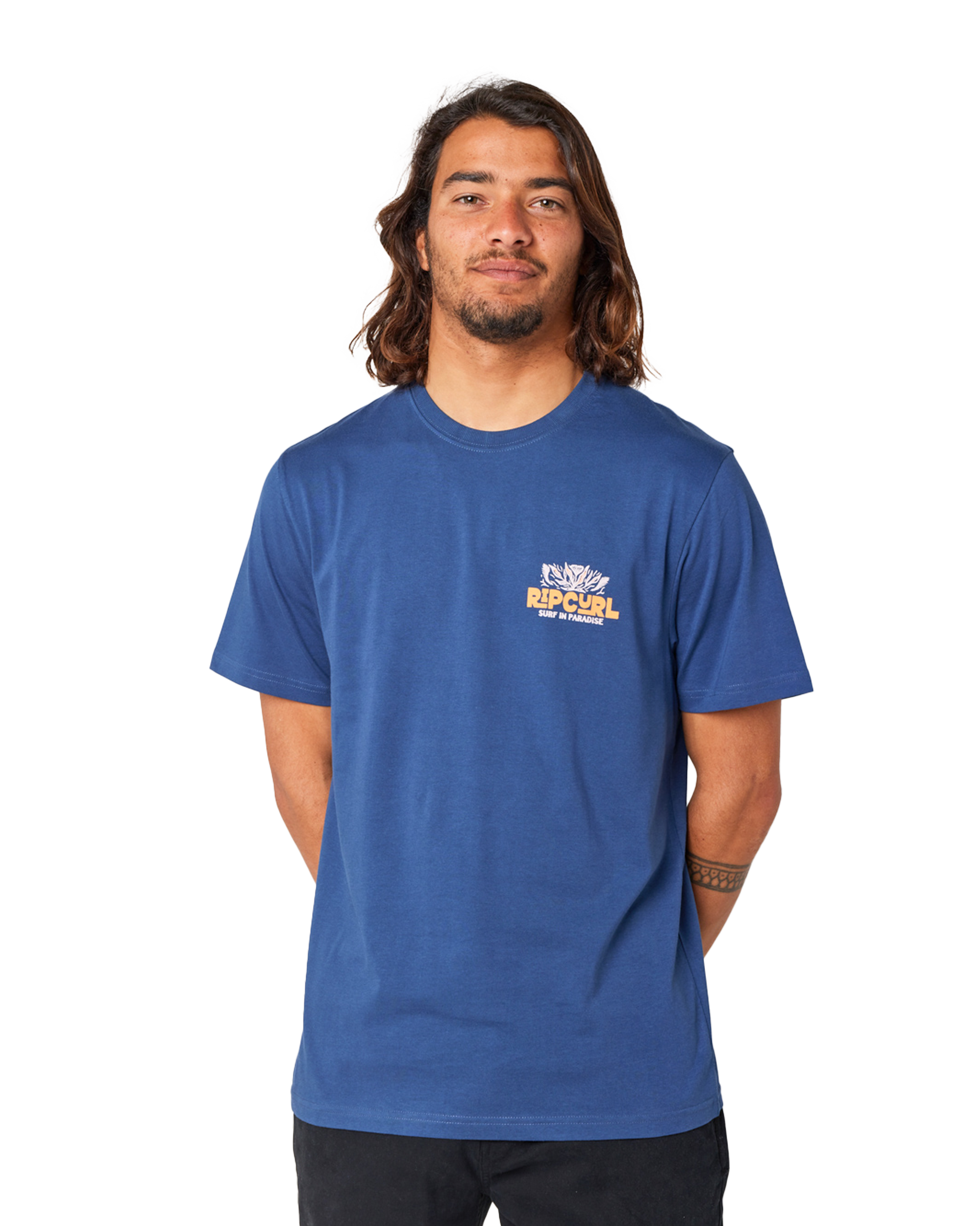 Surf Paradise FandB T-shirt In Washed Navy